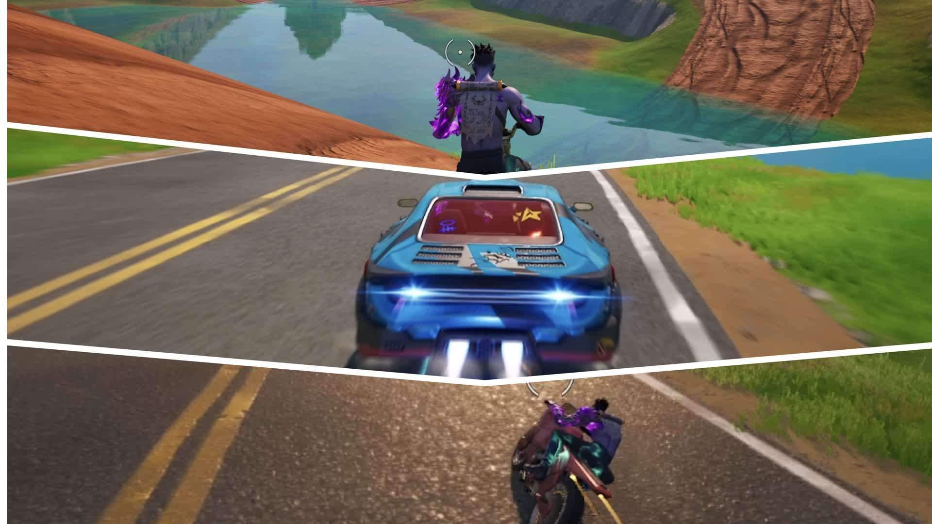 OG RACING WITH CARS! - Fortnite Creative Map Code - Dropnite