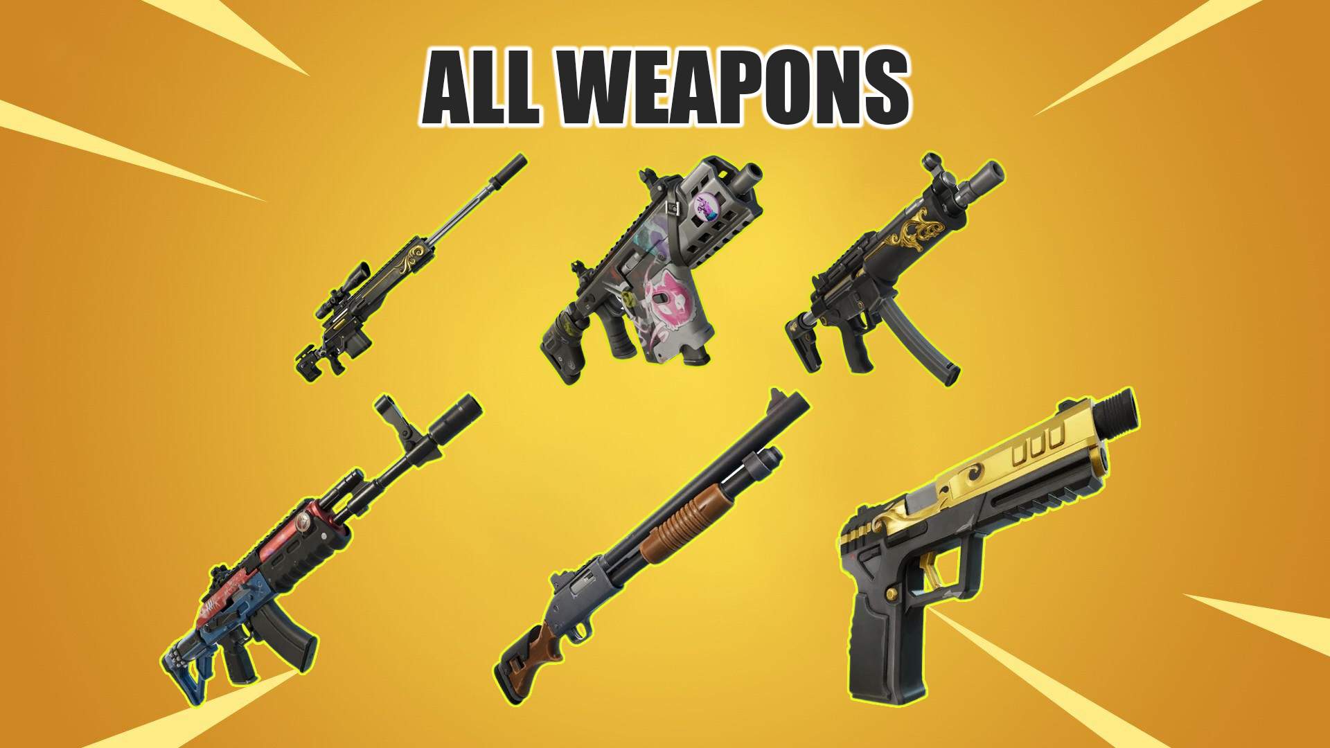 FFA ALL NEW WEAPONS (Chapter 5 Loot)🔫