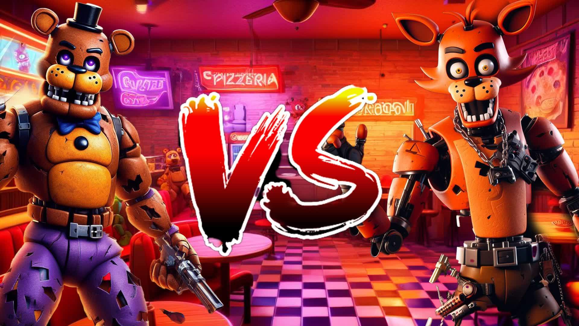 OG Freddy VS Foxy FNAF Red VS Blue