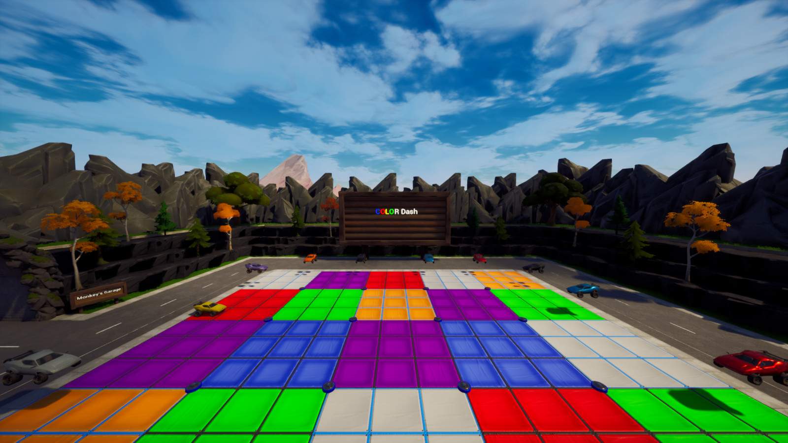 COLOR DASH - Fortnite Creative Map Code - Dropnite