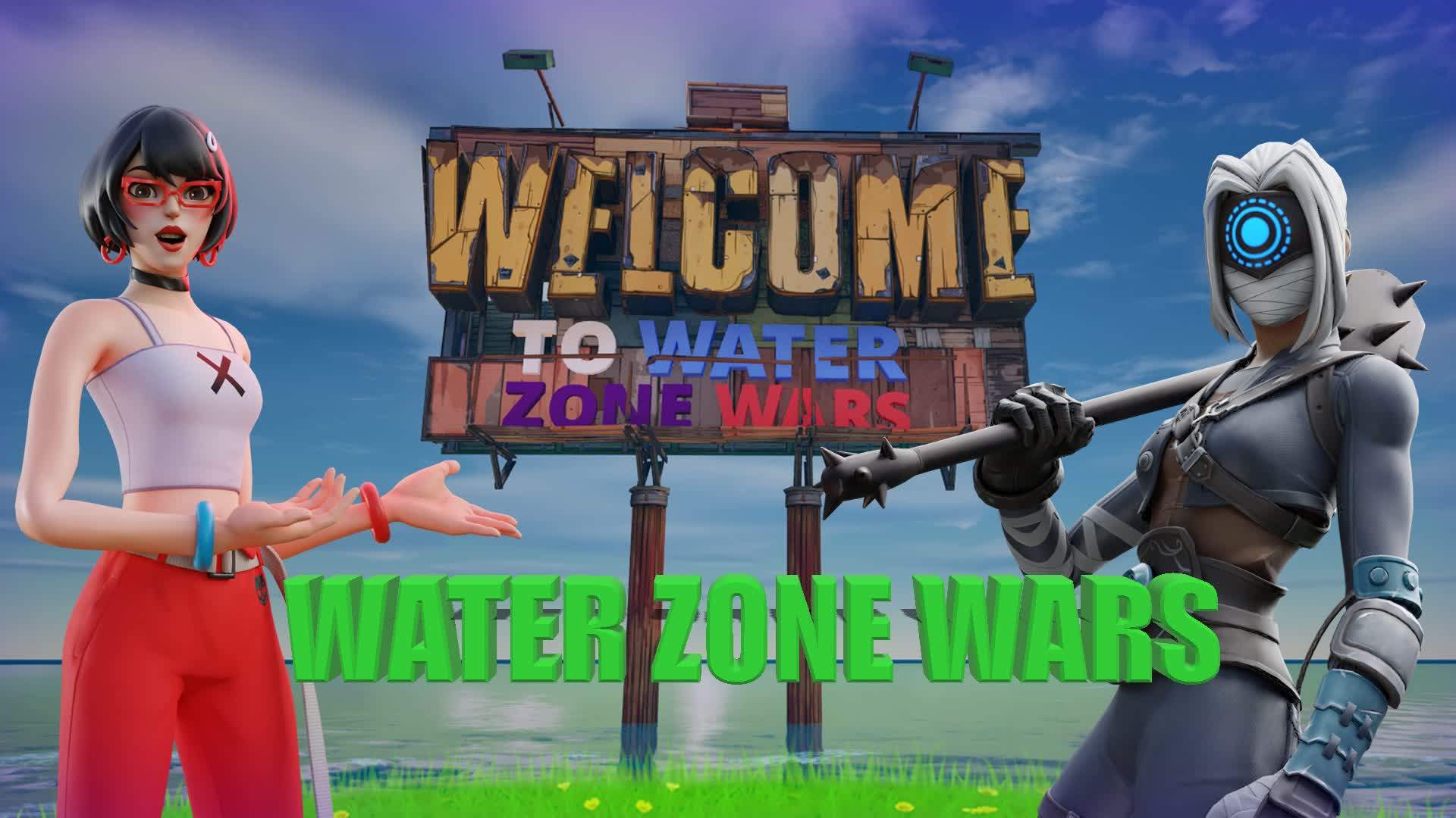 🤩 16 Players Water Zone Wars 🌊🔫