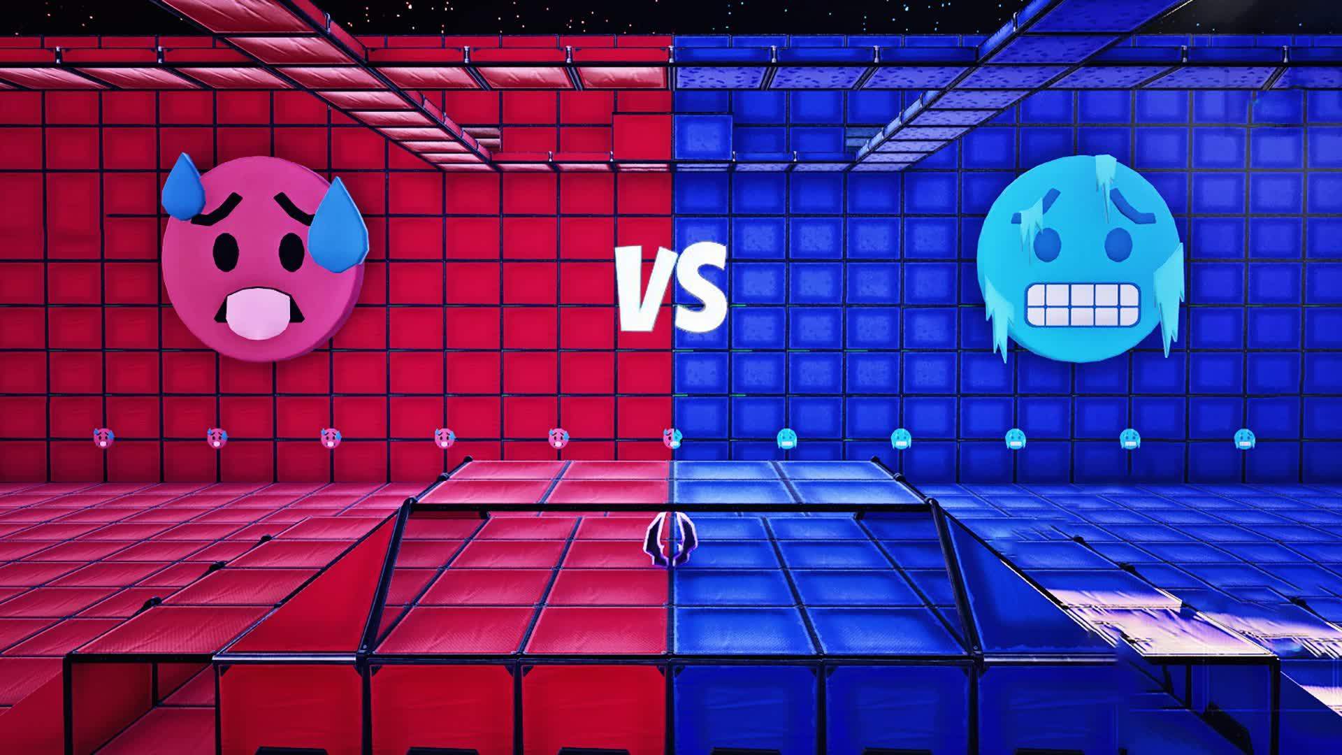 Emoji 🥵Red vs Blue🥶