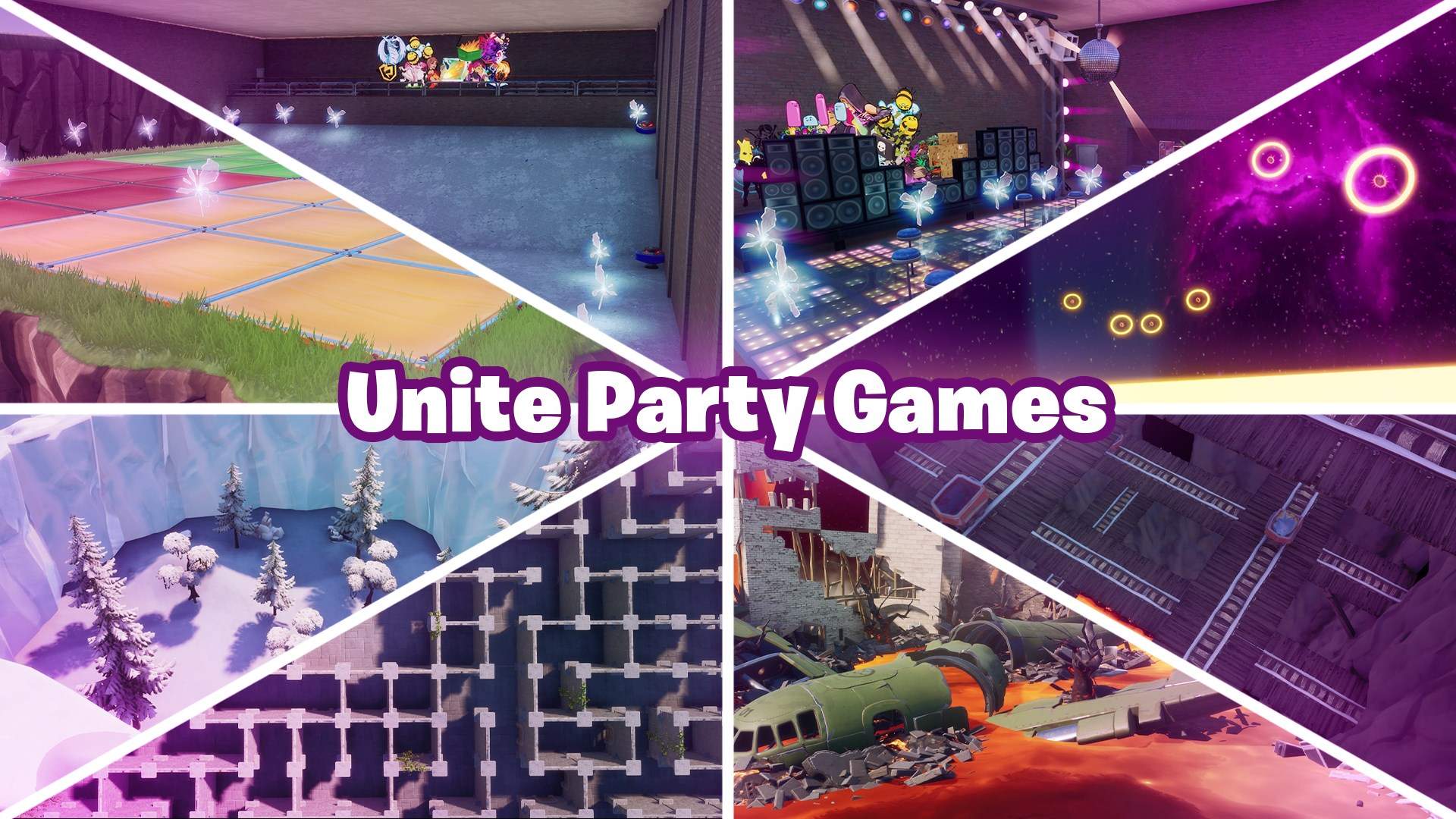 Fortnite Party Games Code Unite Party Games Fortnite Creative Map Code Dropnite