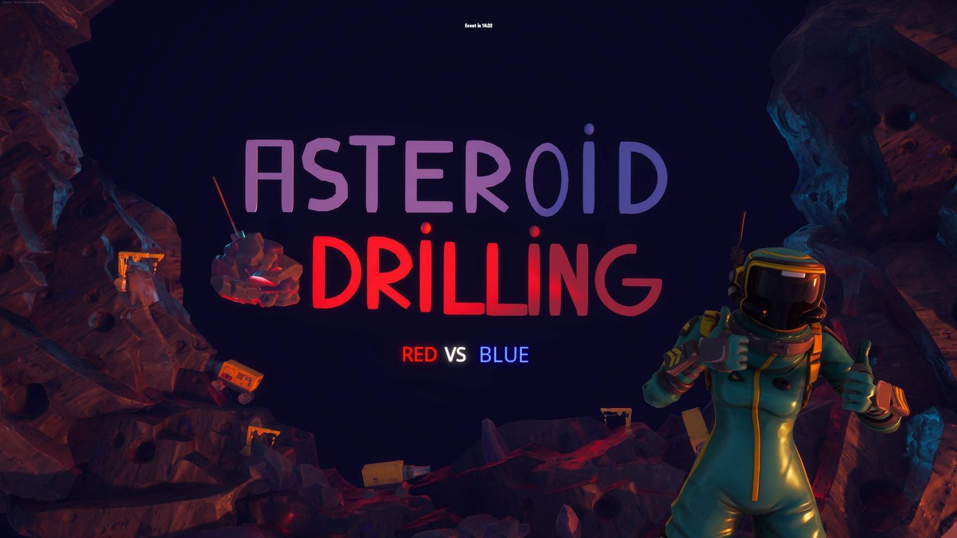 ASTEROID DRILLING | RED VS BLUE