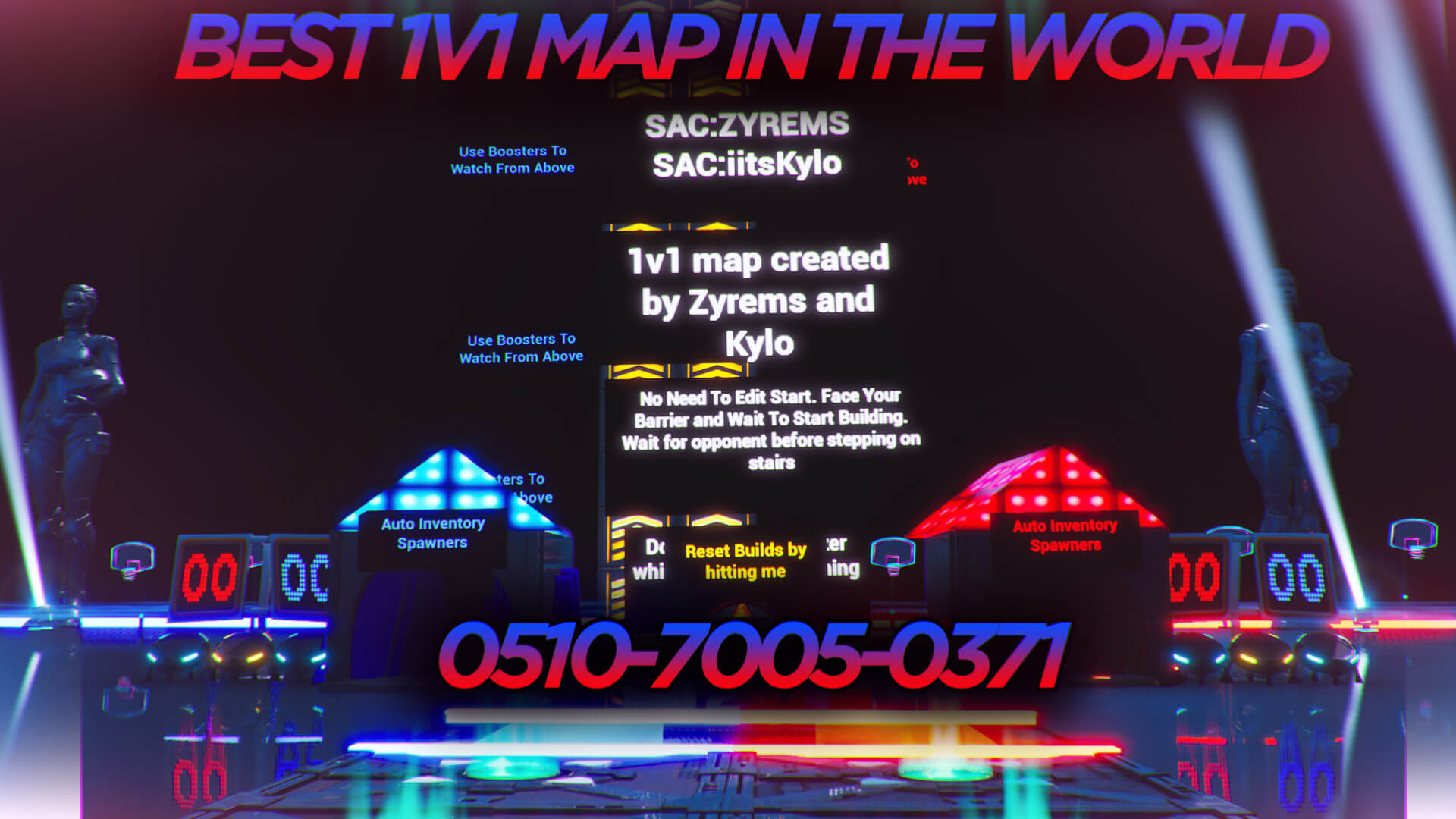 ULTIMATE 1V1 MAP BY @ZYREMS