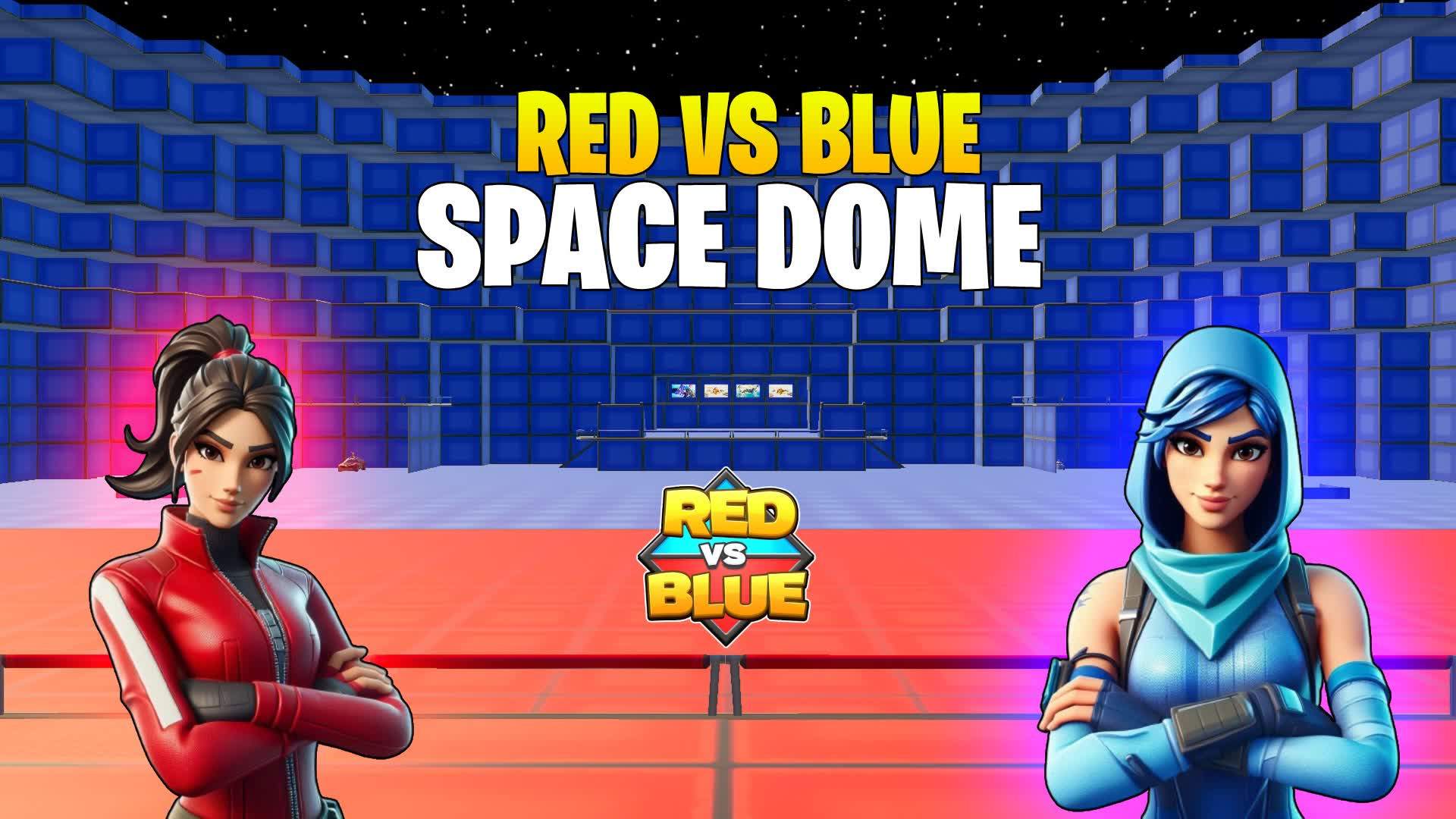 Space Dome: Red Vs Blue 🔴🔵