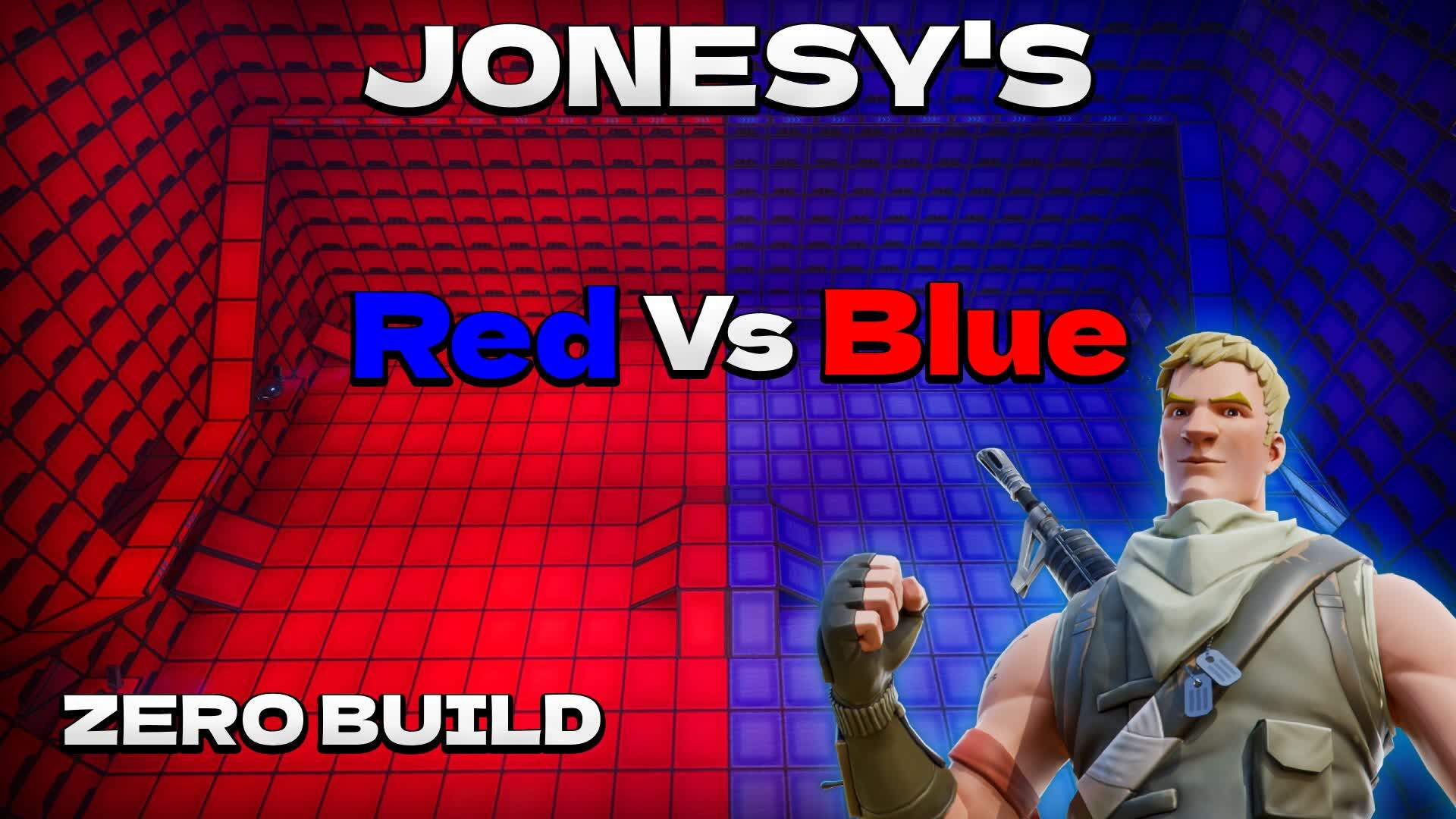 🔴JONESY'S SUPER RED VS BLUE-ZERO BUILD