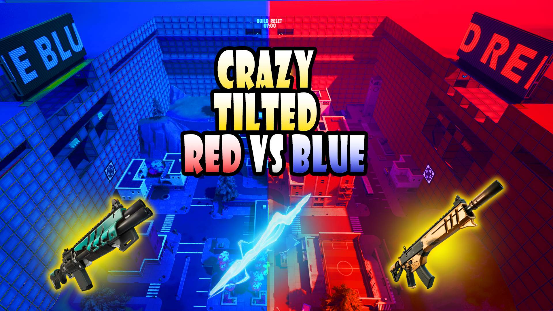Crazy Tilted Red vs Blue 🔴🔵
