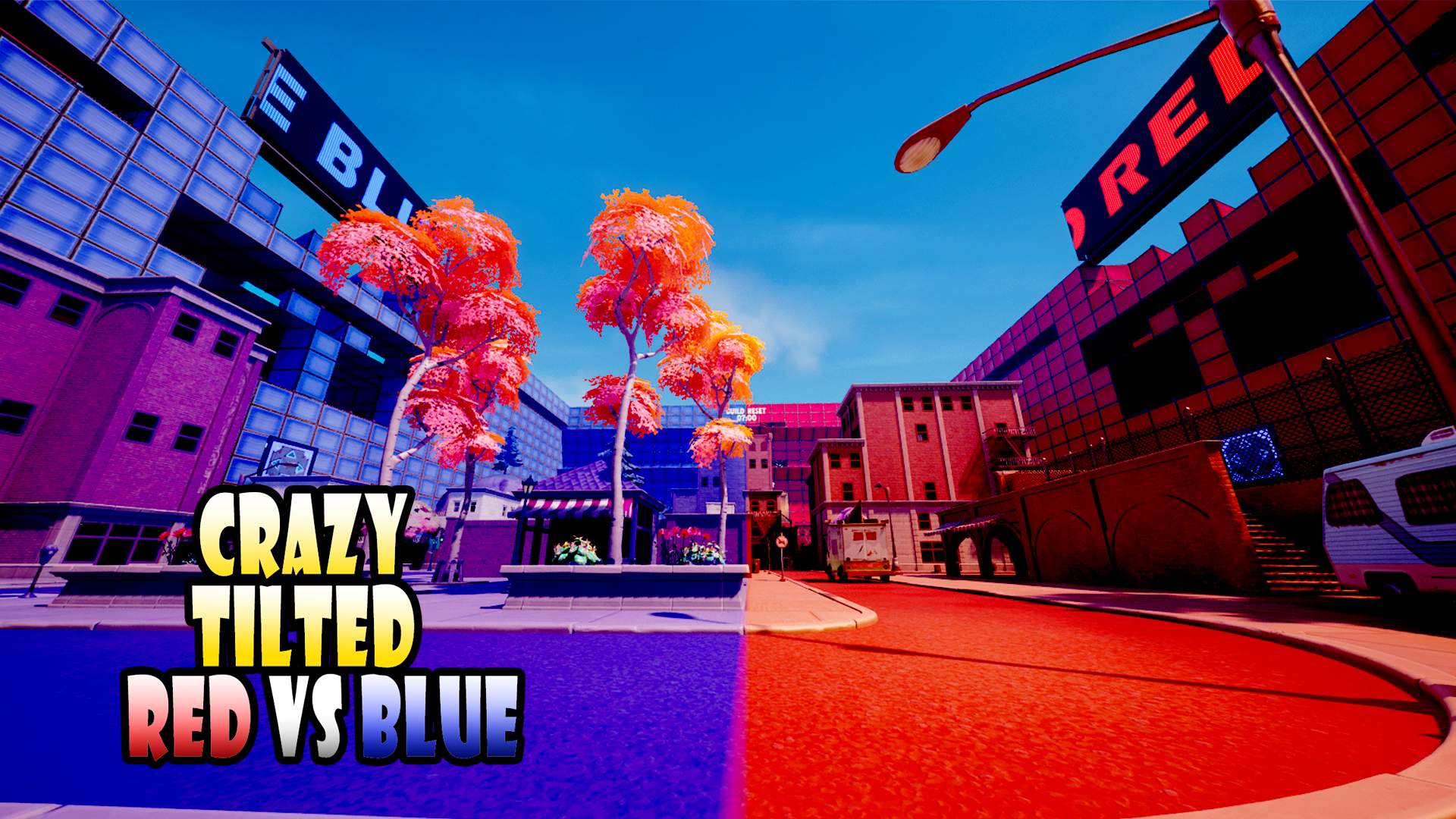 Crazy Tilted Red vs Blue 🔴🔵 image 2