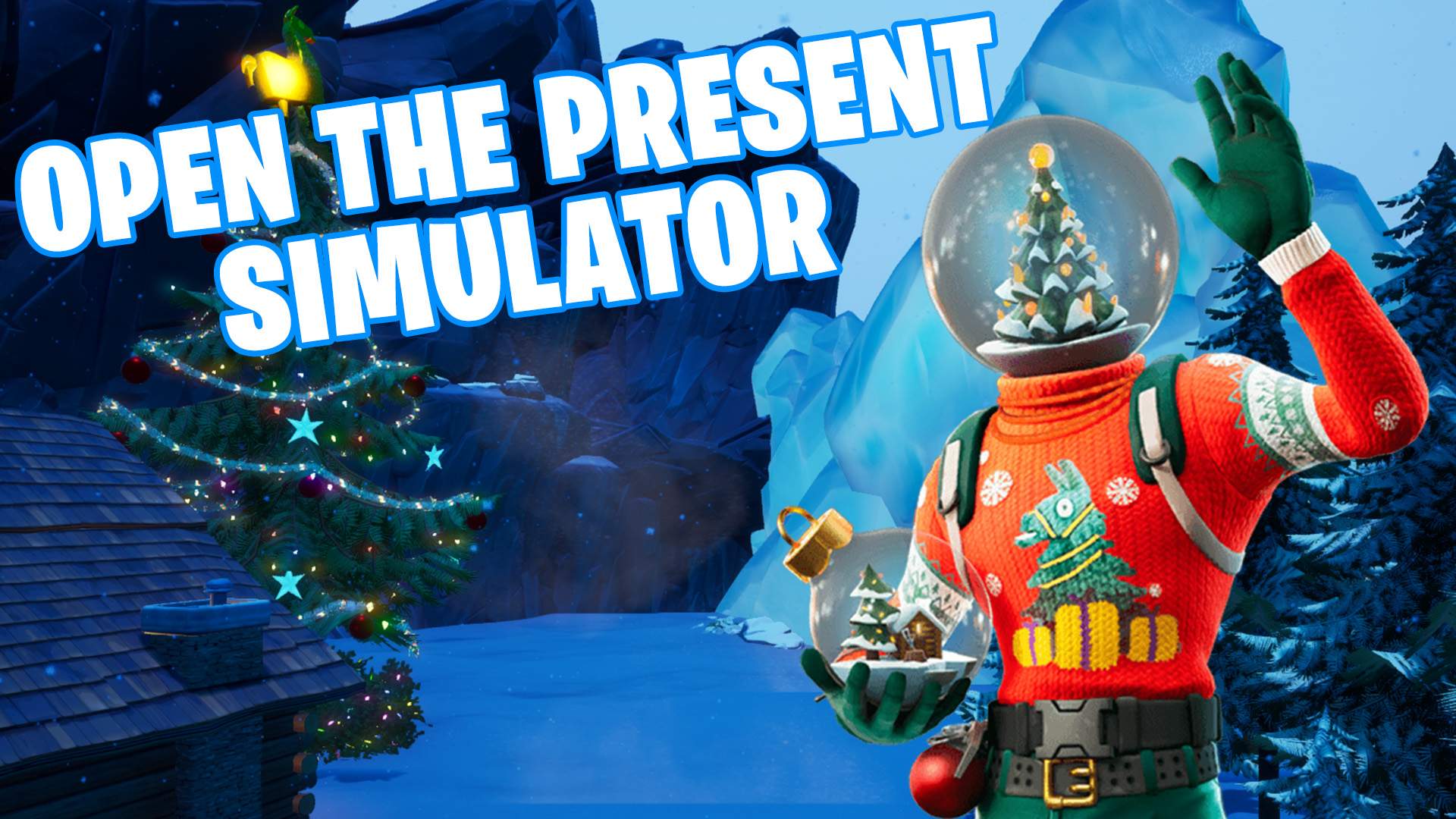 Open The Present 🎁 - Fortnite Creative Simulator and Christmas Map Code