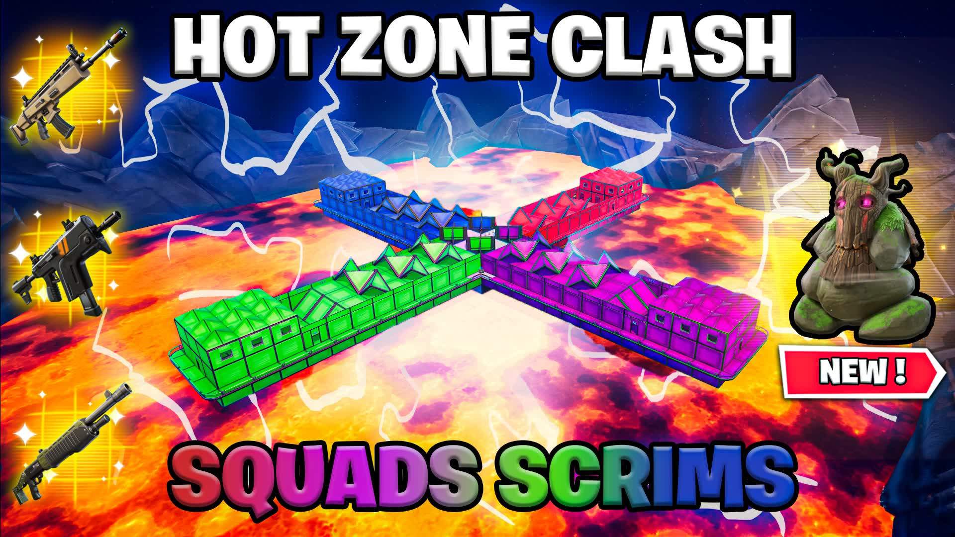 🌋HOT ZONE SCRIMS 🔥 CLASH 💥