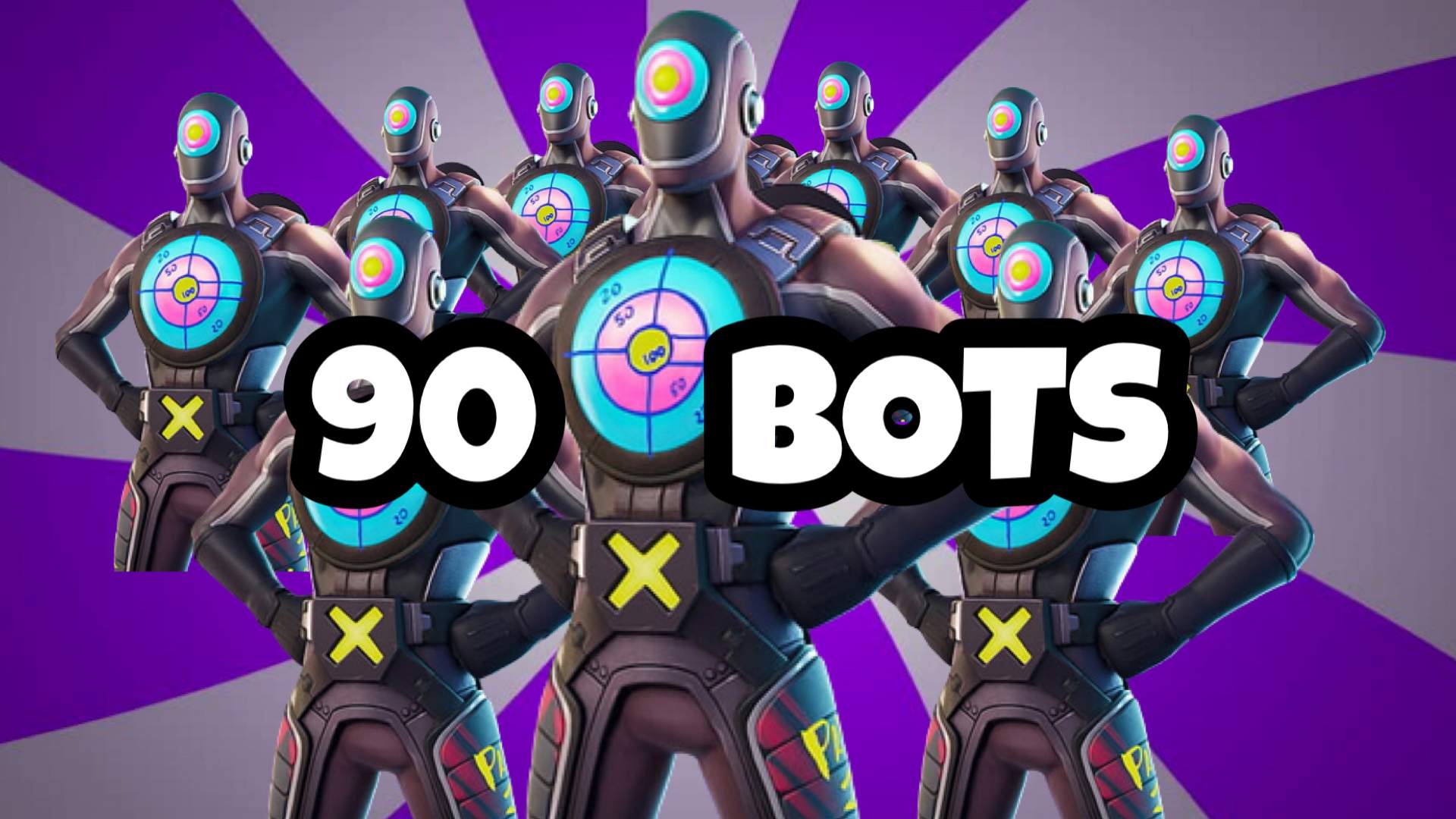 Players vs Bots - 99 BOTS [ cyniktg ] – Fortnite Creative Map Code