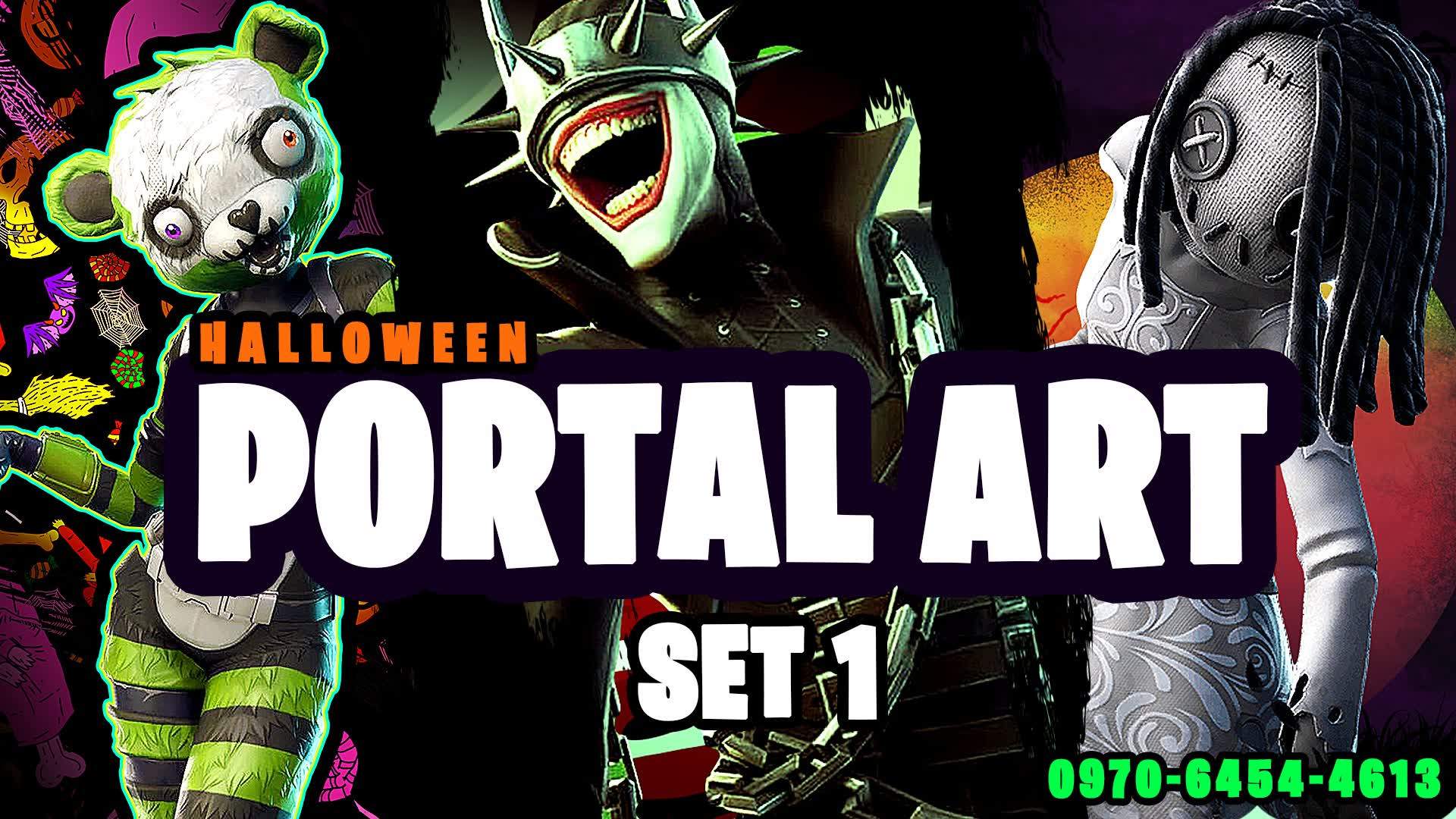 [PRO] Halloween Portal Art (Set 1)