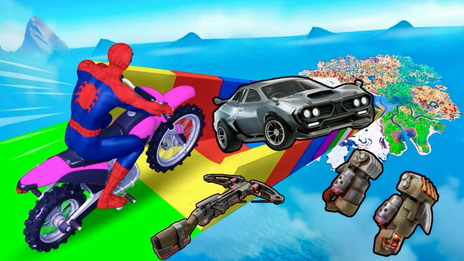 🚗 CYBERTRUCK 🔧 MEGA RAMP CAR GAMES🕹️3