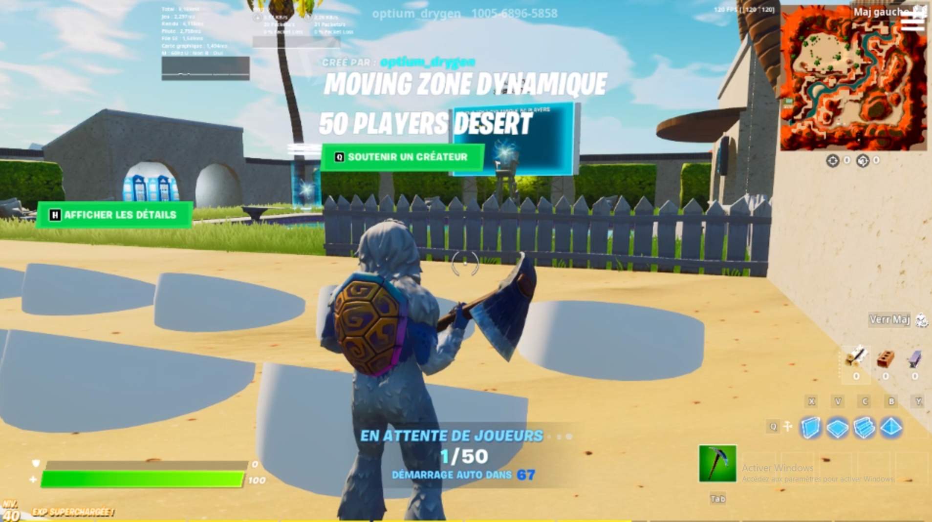 MOVING ZONE DYNAMIQUE 50 PLAYERS DESERT