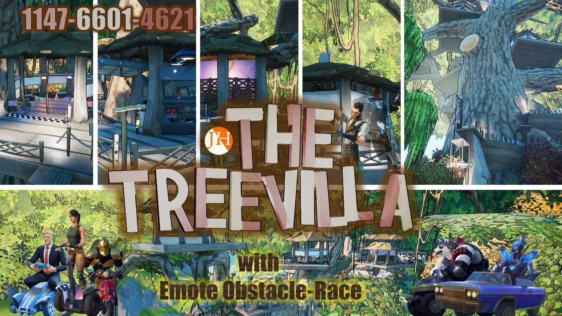 THE TREEVILLA - EMOTE OBSTACLE RACE