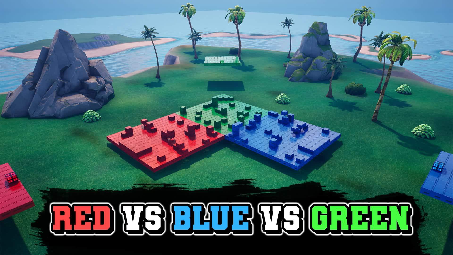 🔴 🔵 Red VS Blue VS Green 🔵 🟢