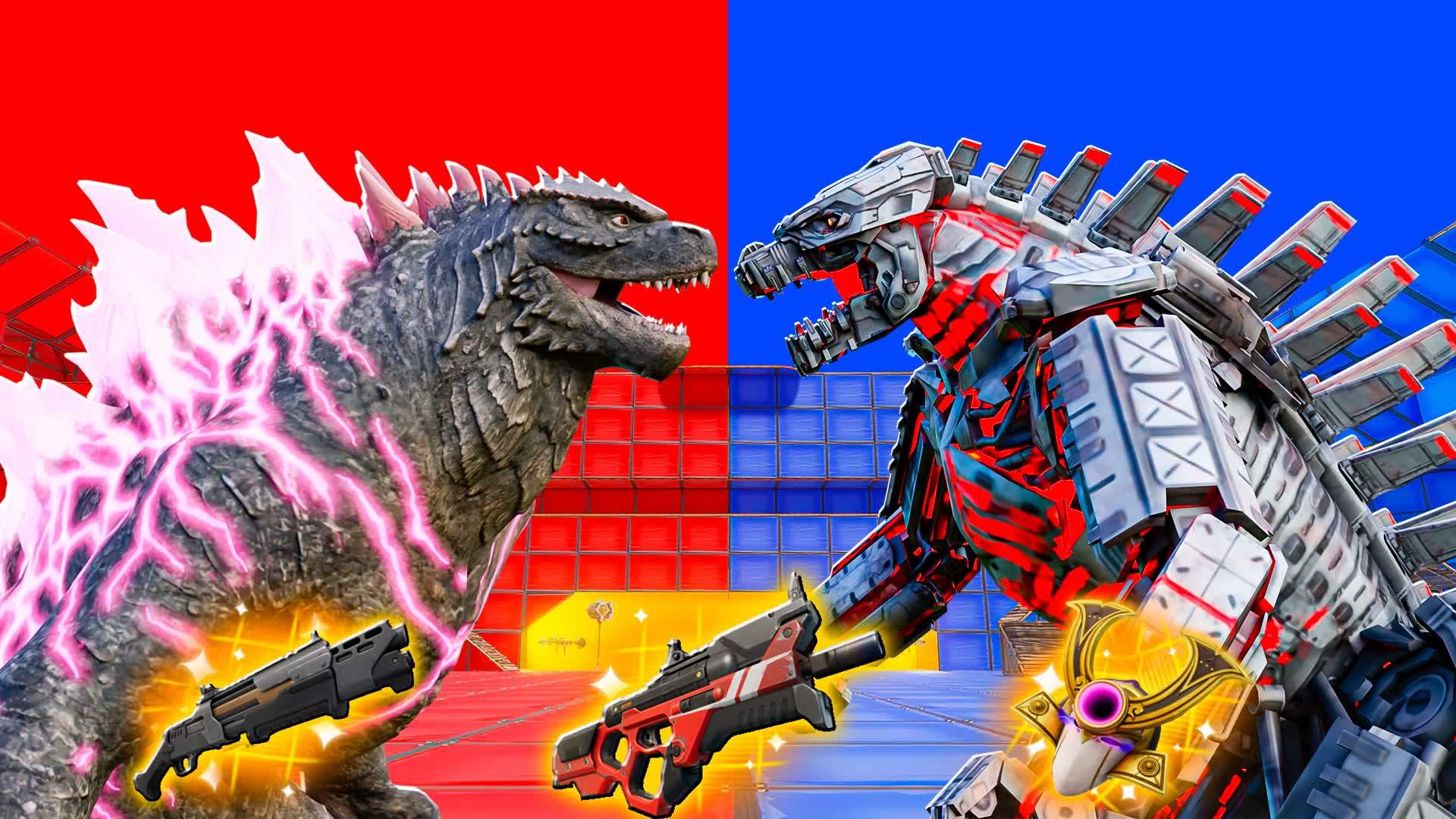 GODZILLA vs MECHAGODZILLA RED vs BLUE