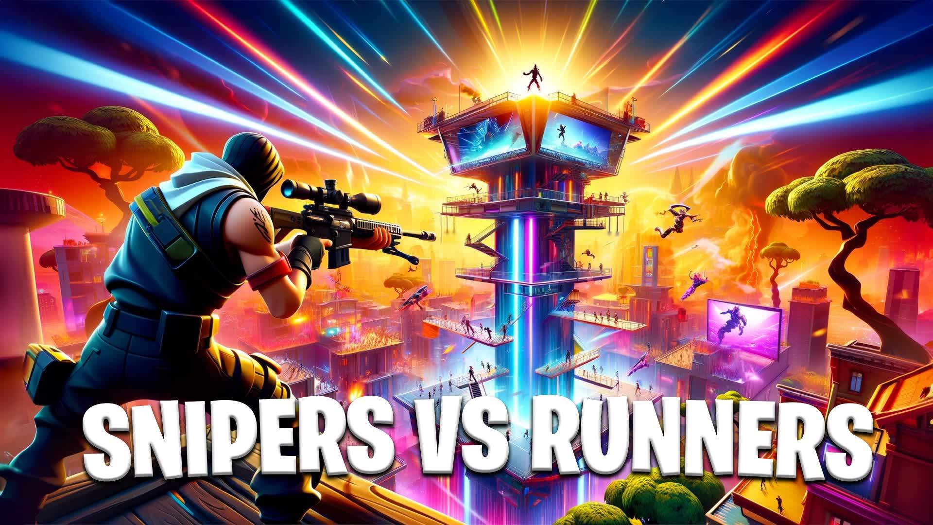⭐ SNIPERS VS RUNNERS 🎯