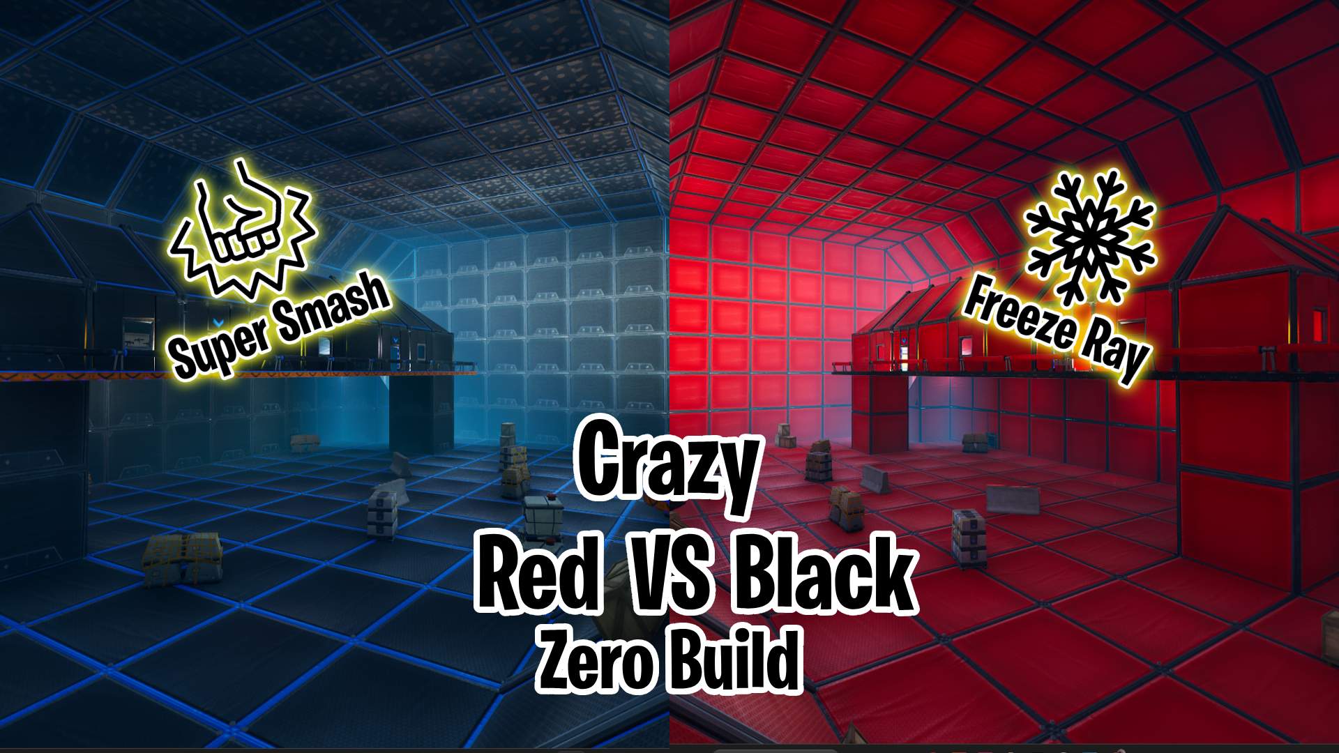 Crazy Red VS Black Zero Build🔴⚫