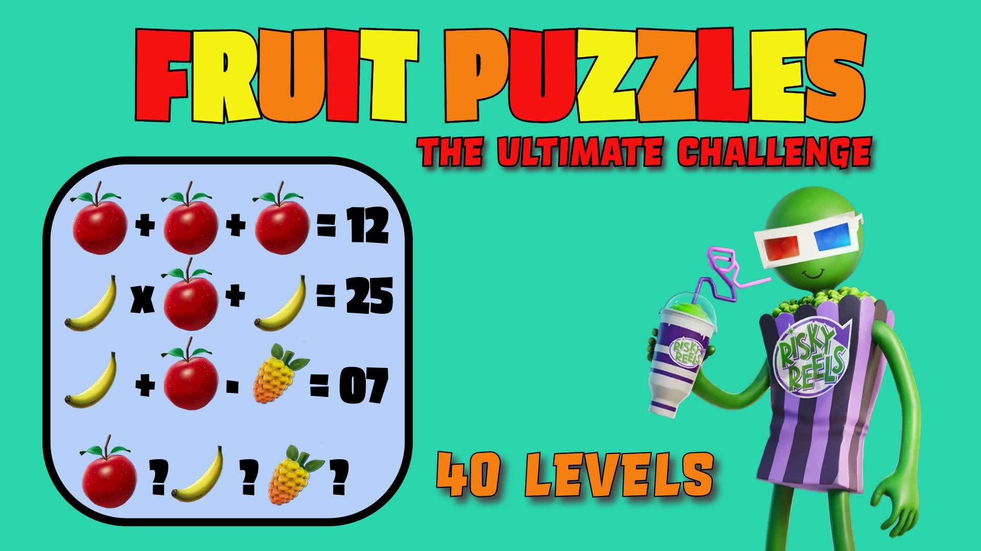 Fruit puzzles - The ultimate challenge