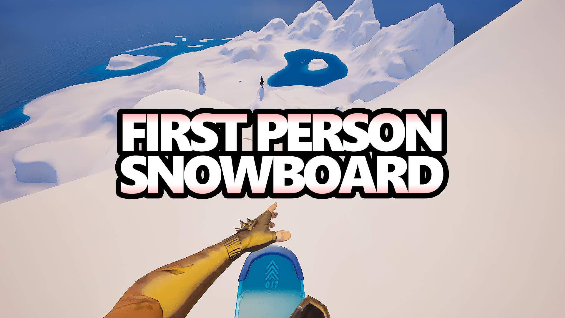 First Person Snowboard Christmas Ride