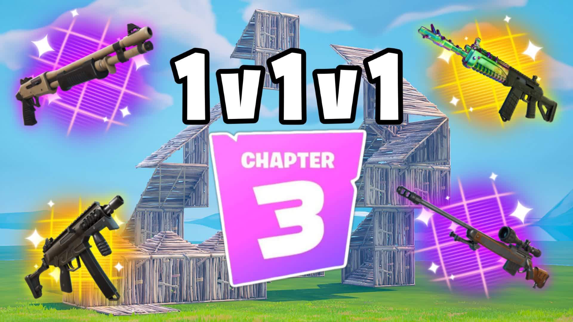 1v1v1 CHAPTER 3 REALISTIC PVP (FFA 1v2)⭐