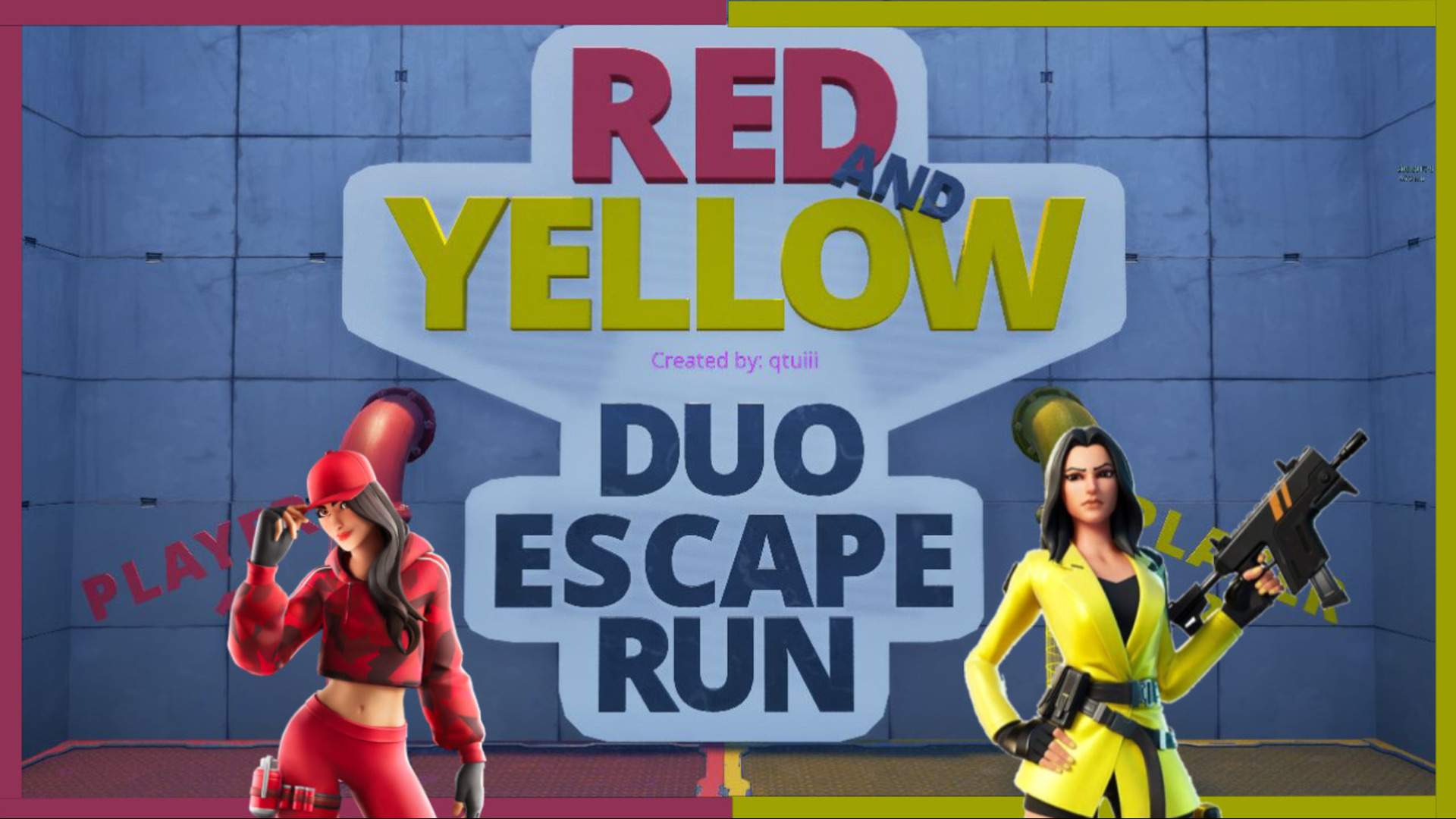 🟡 Duo Escape run | RED & YELLOW 🔴