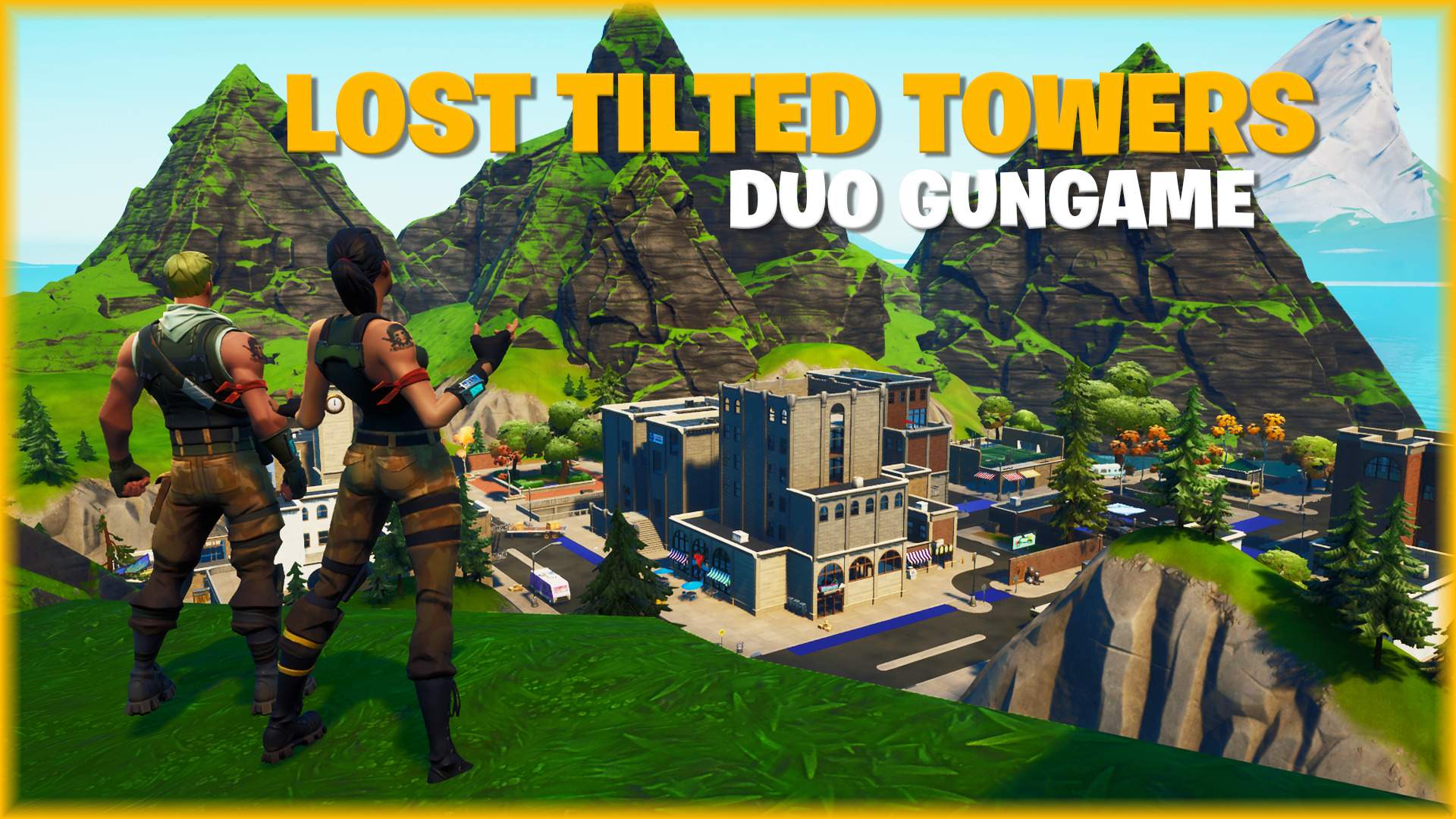 LOST TILTED TOWERS : DUO GUN GAME