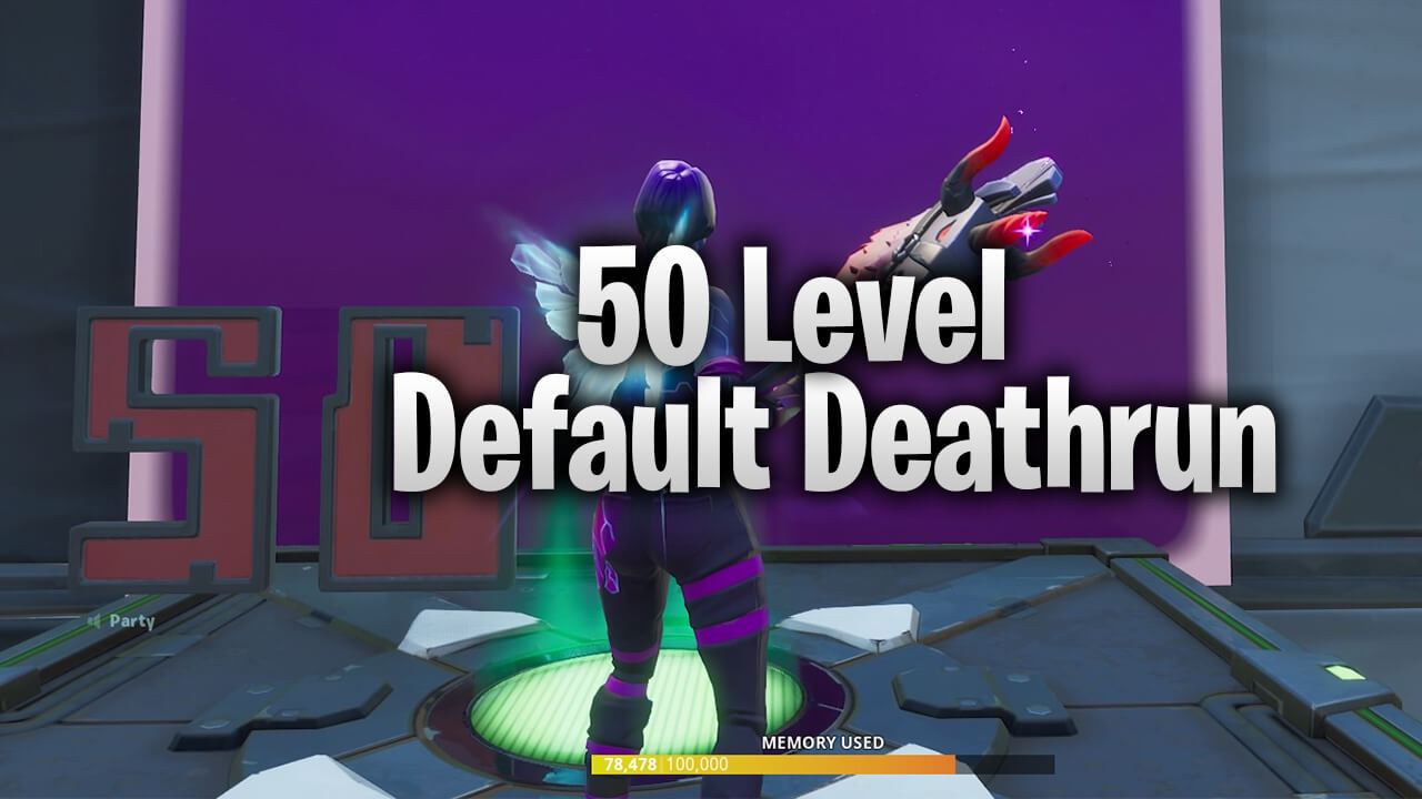 50 Level Default Deathrun Part 1 Fortnite Creative Map Codes