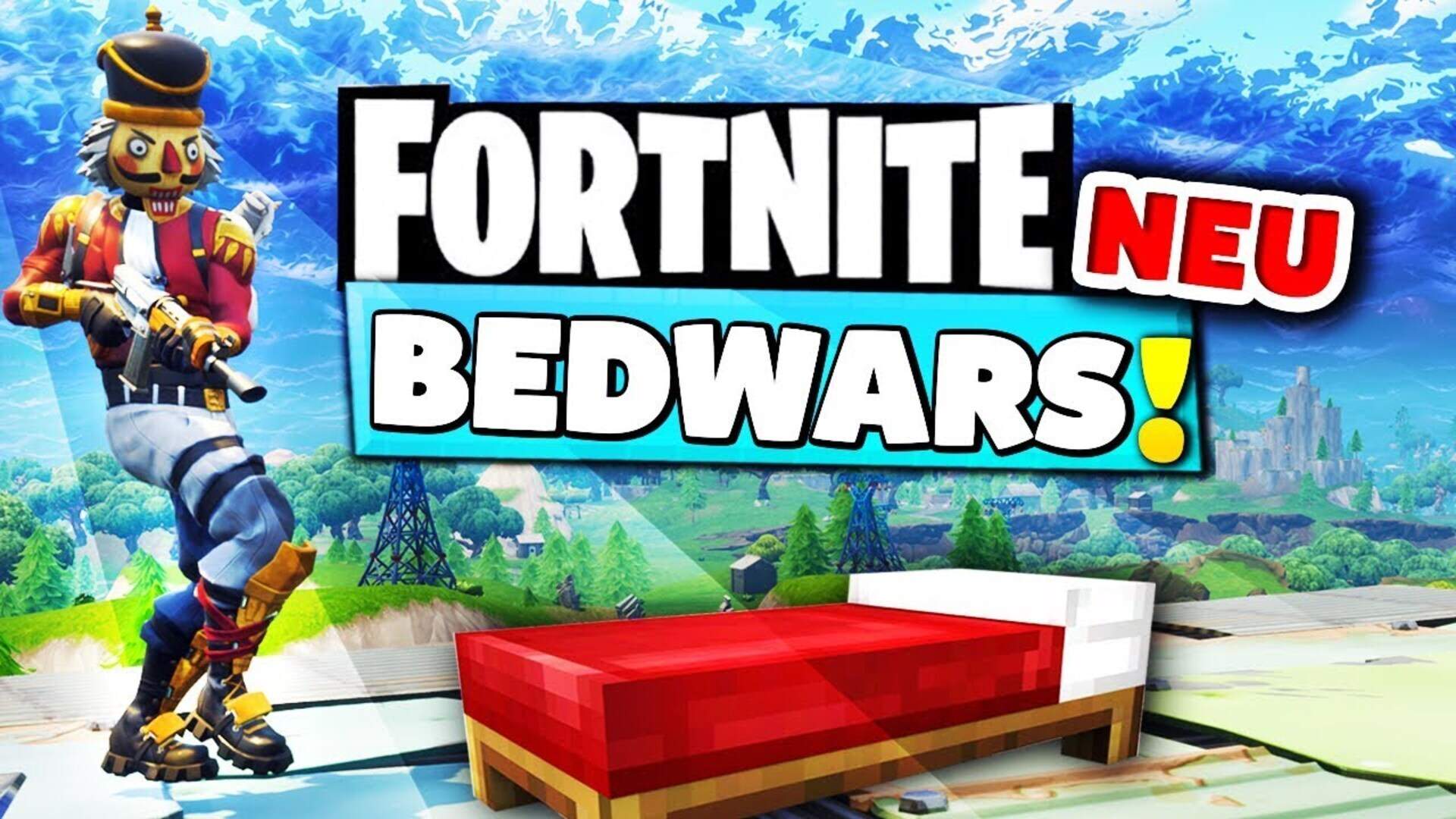 👥 ! BED WARS  ! THERE ARE 3 TEAMS 🛏️ - Fortnite Creative Map Code -  Dropnite