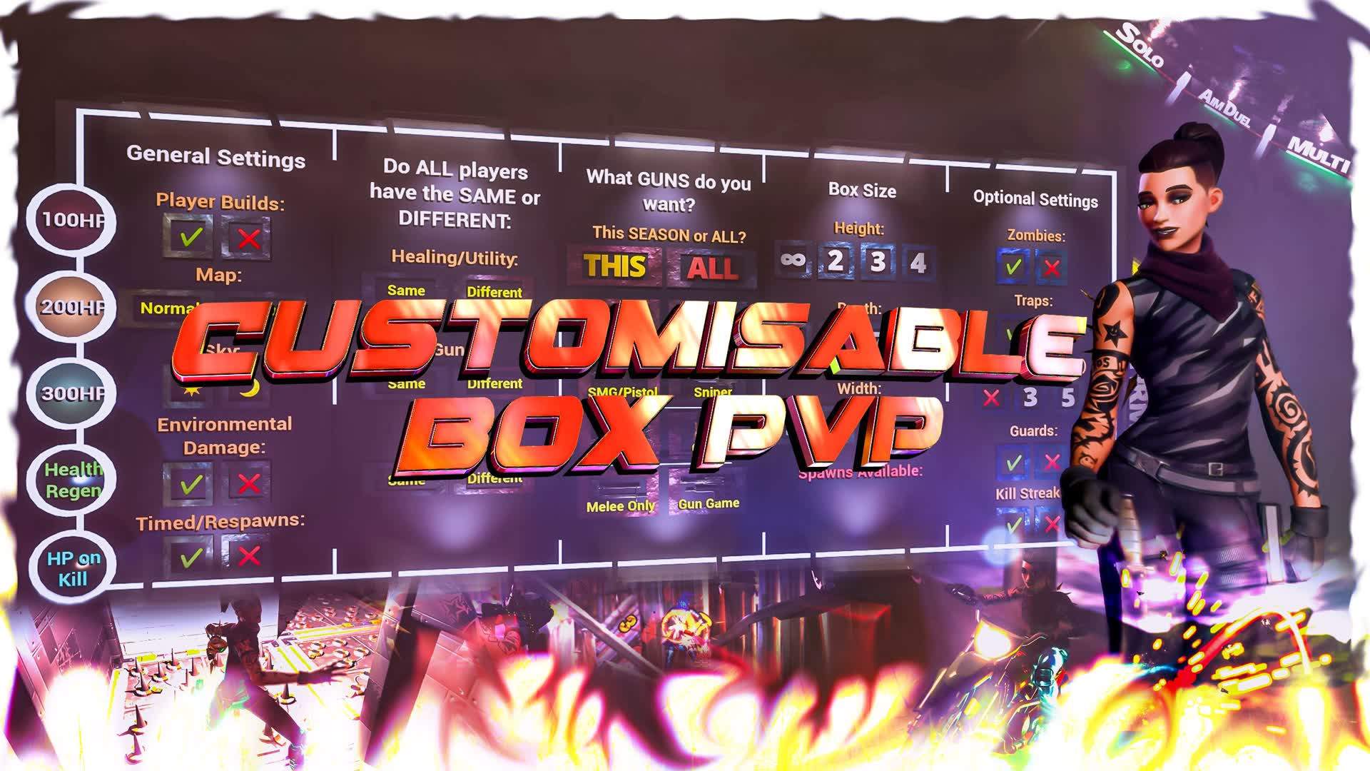 Customisable BOX PVP