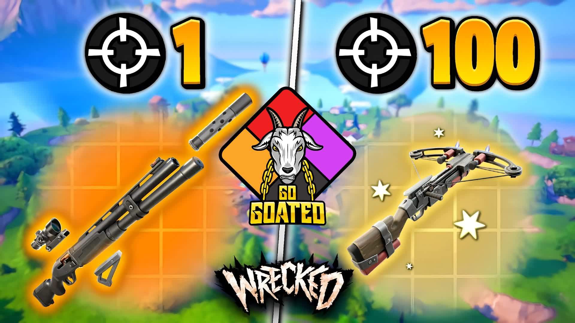 🐐 GO GOATED! GUN GAME 🔫 *NEW WEAPONS*