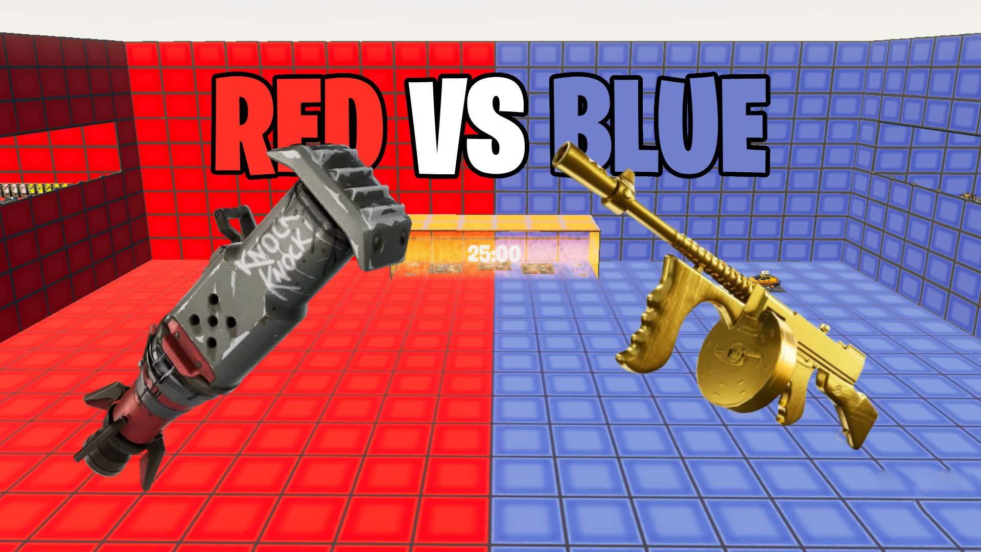 RED VS BLUE - Fortnite Creative Map Code - Dropnite