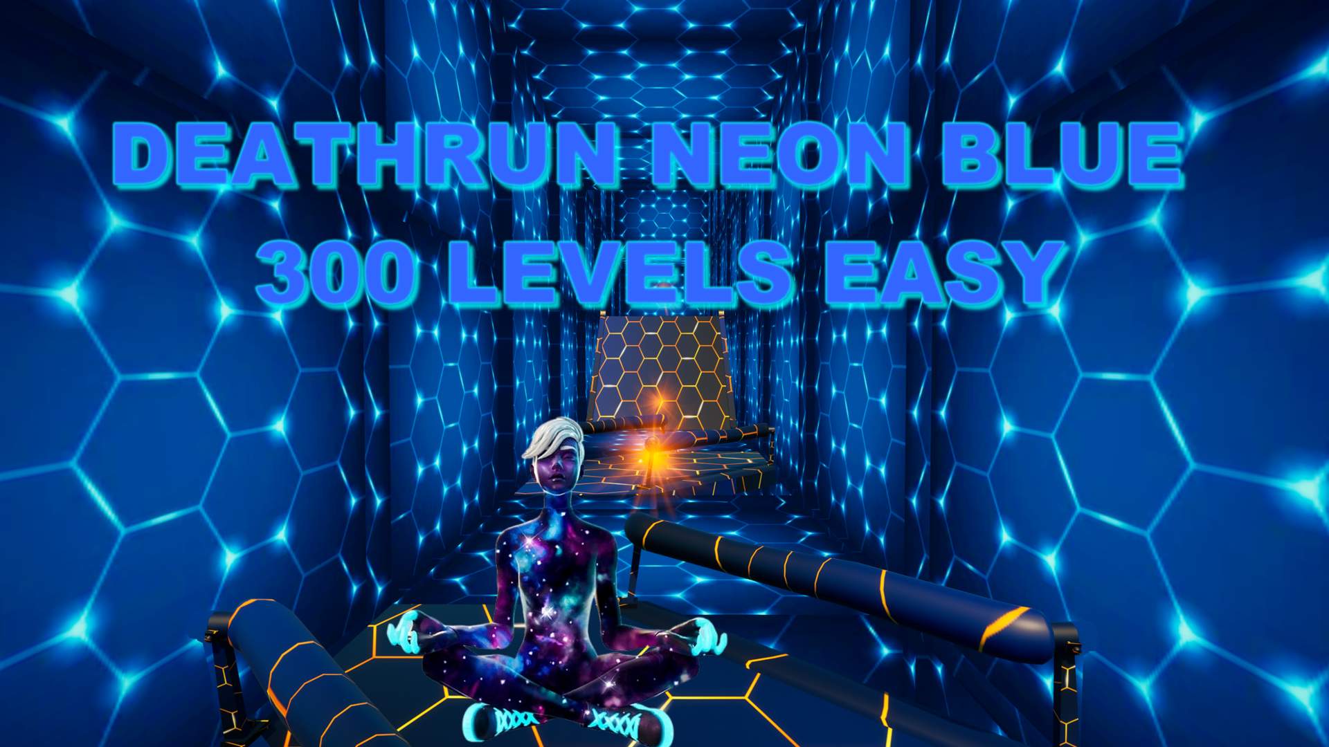 DEATHRUN NEON BLUE 300 LEVELS EASY