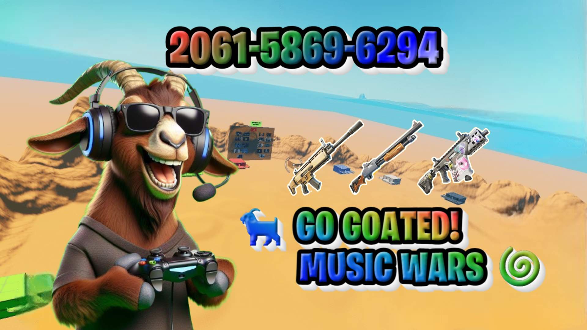 🐐 GO GOATED! MUSIC WARS 🌀