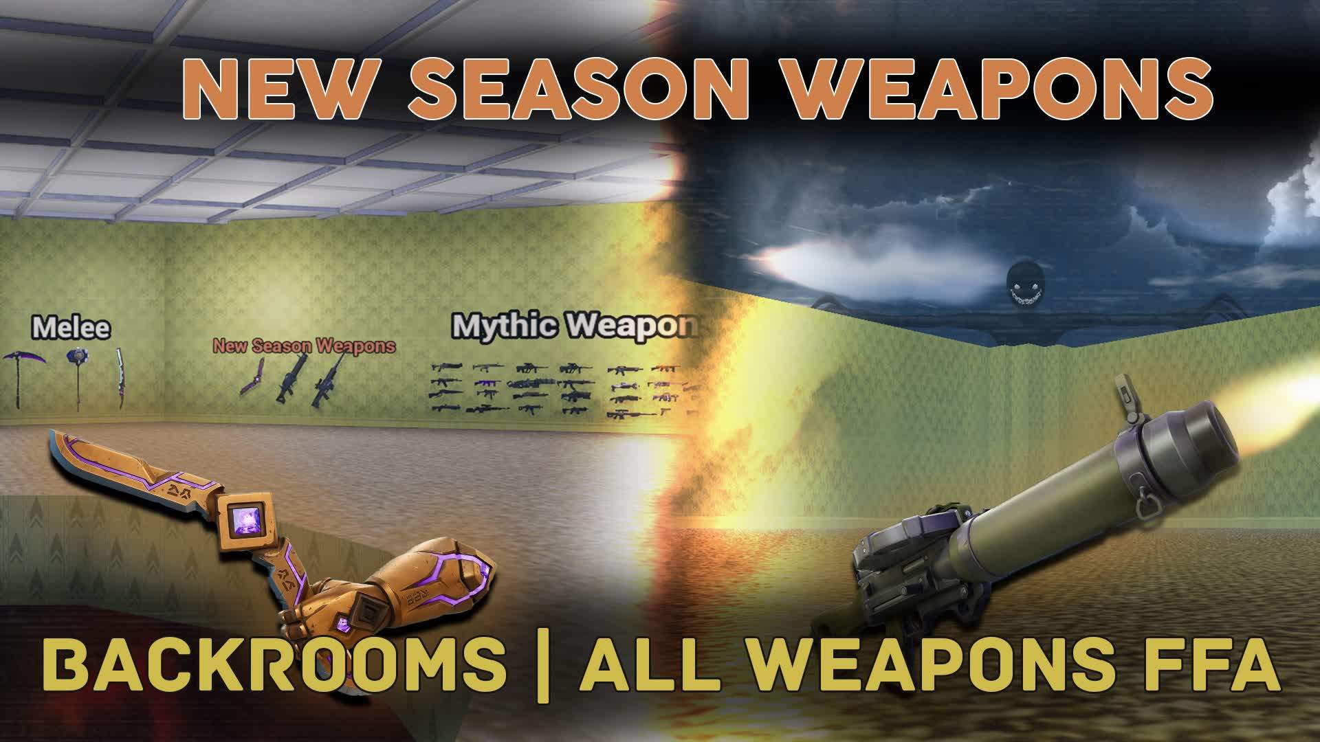 BACKROOMS | ALL WEAPONS - FREE FOR ALL