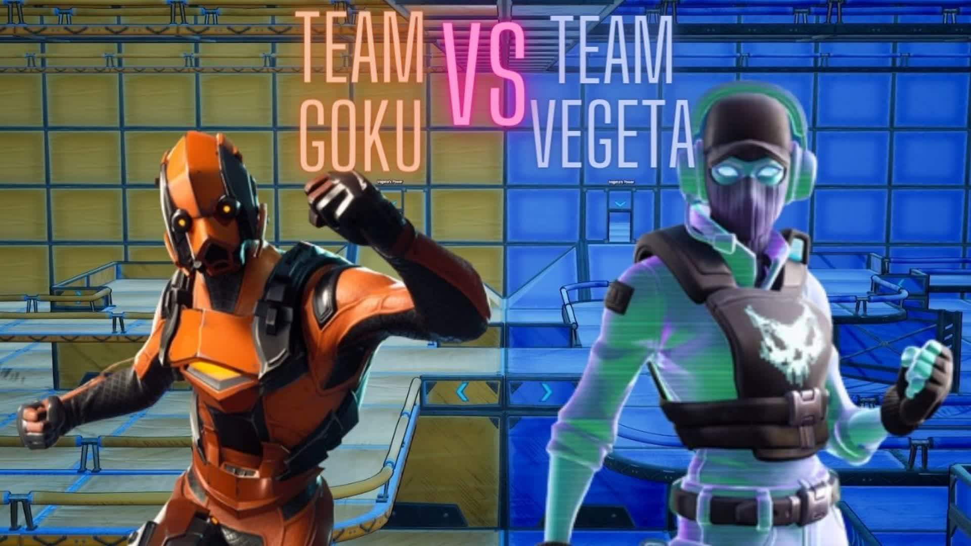 Team Goku vs Team Vegeta - Fortnite Creative Map Code - Dropnite