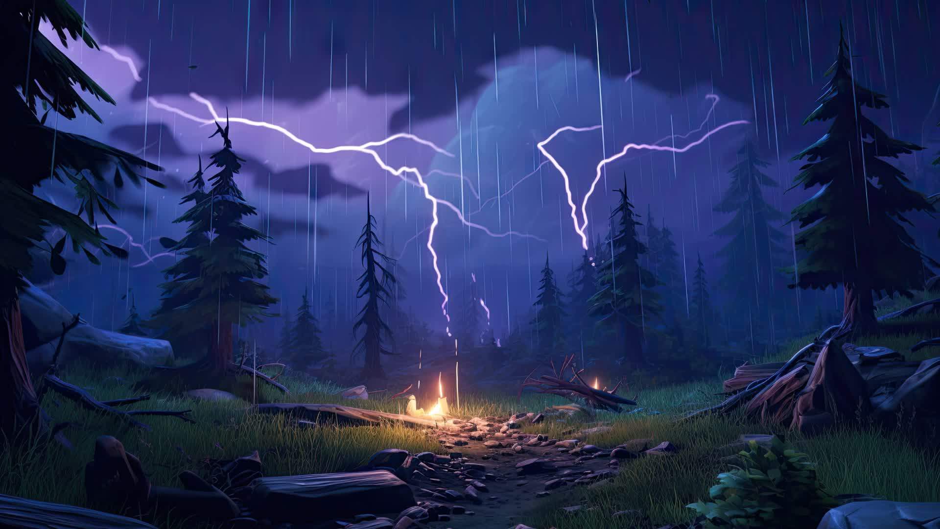 🌧 Forest Rain & Thunder Ambience 🌧