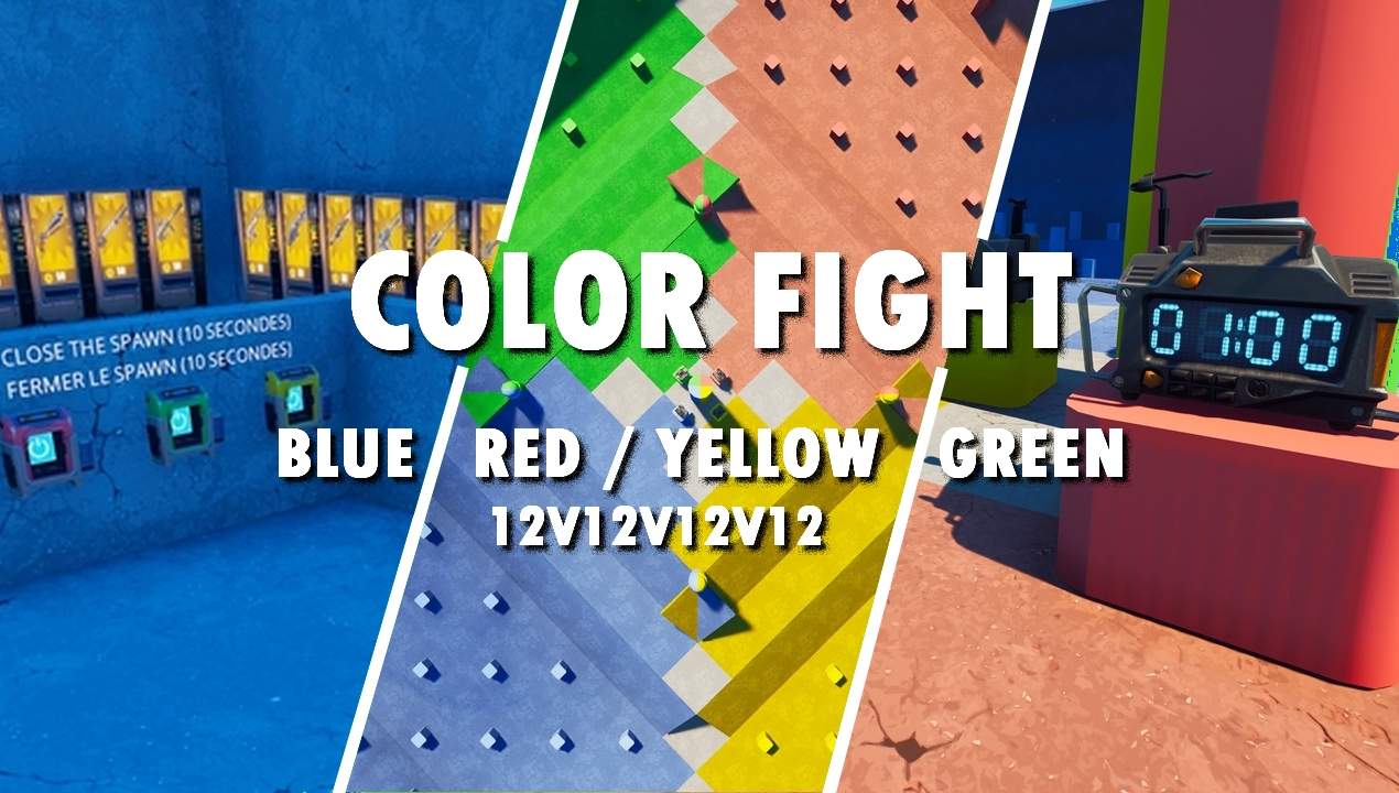 COLOR FIGHT RED/BLUE/YELLOW/GREEN 12V12