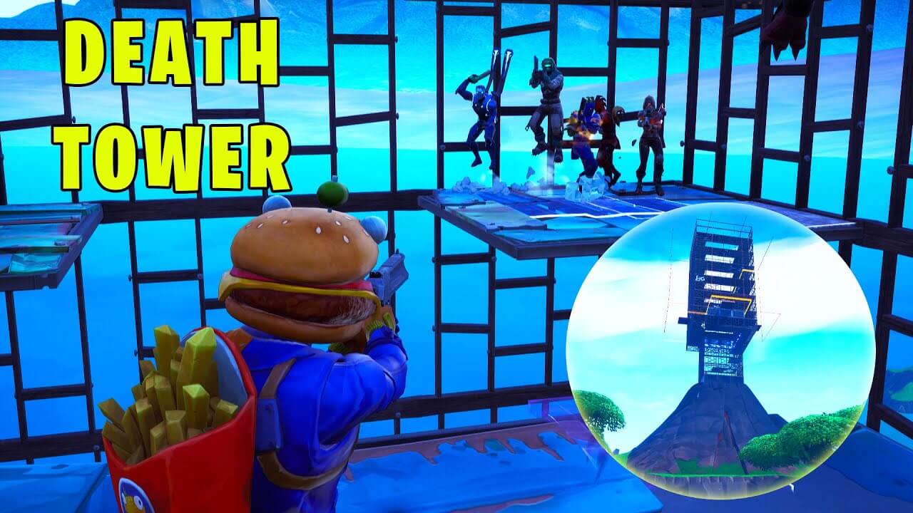 Death Tower Floor Is Lava Fortnite Creative Map Codes