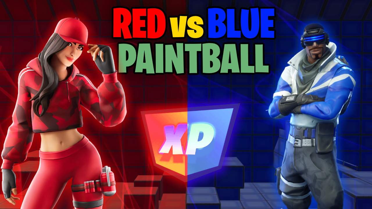 RED VS BLUE PAINTBALL!🔫 ✨XP✨