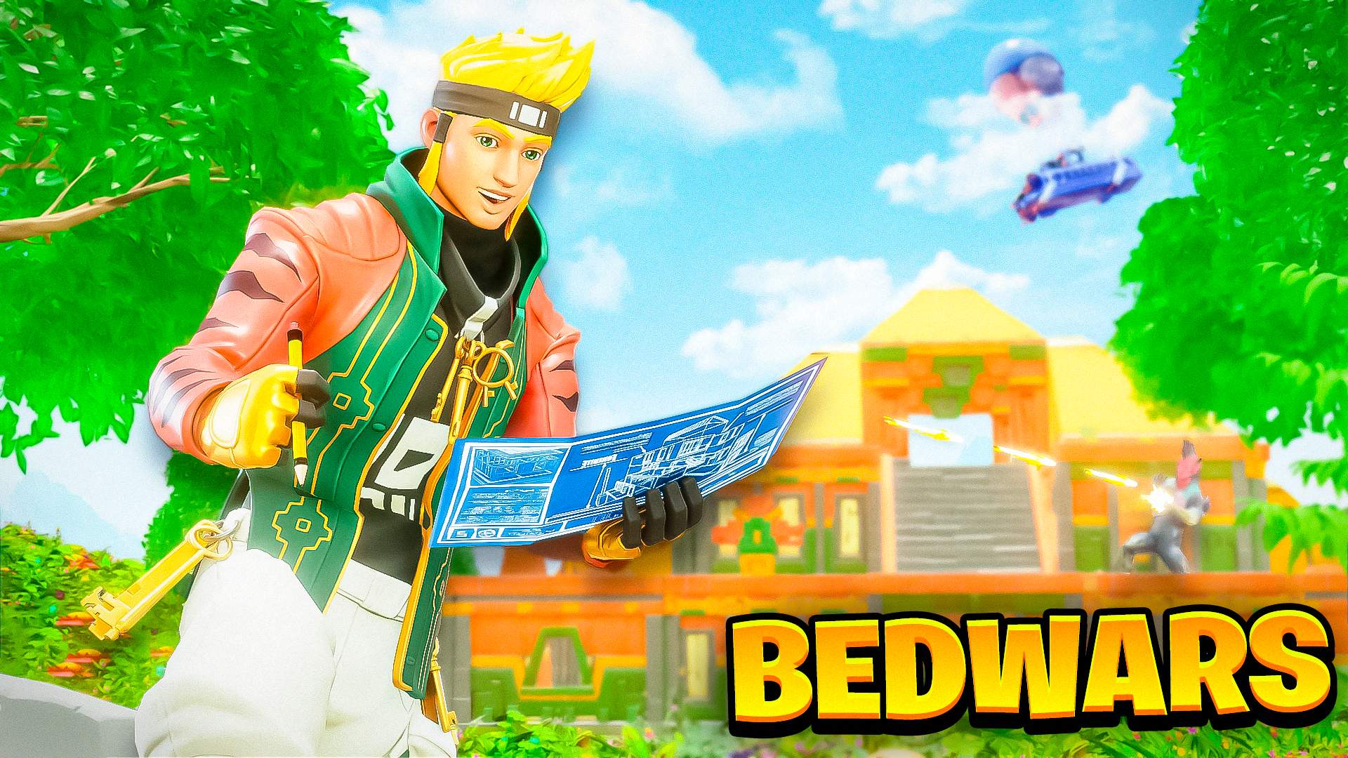 Bedwars, But My ITEMS Are RANDOM.. (Roblox Bedwars) -  in 2023