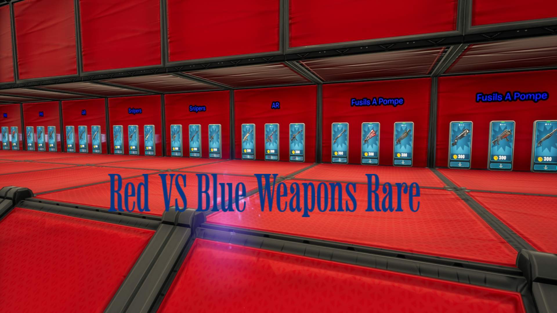 Red VS Blue Weapons Rare