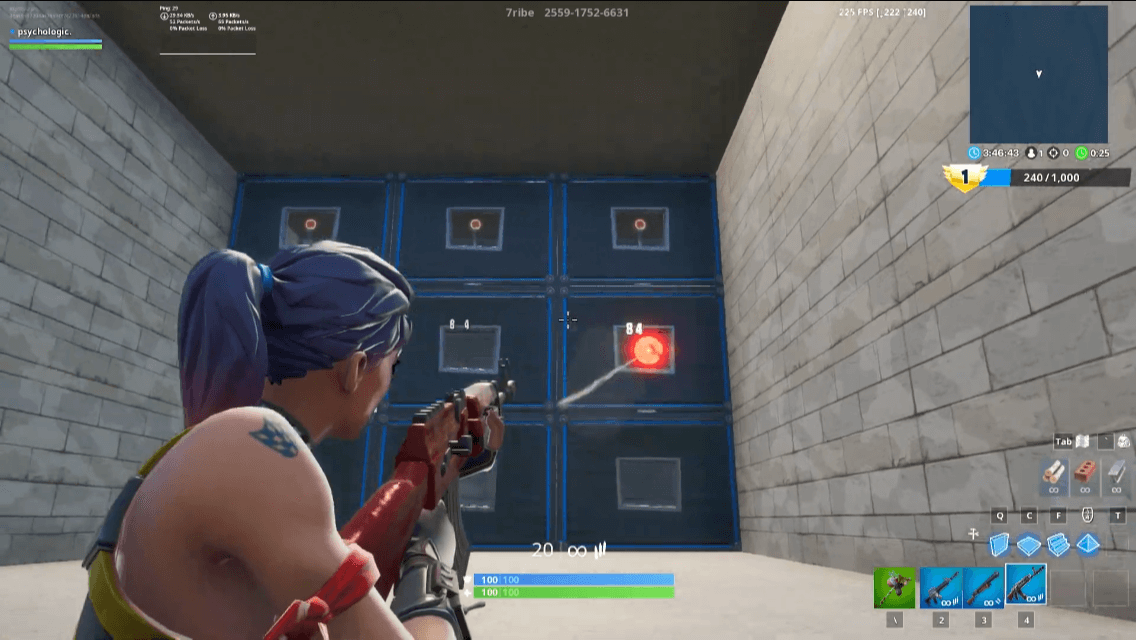 Fortnite Aim Trainer: improve your aim with the competitive