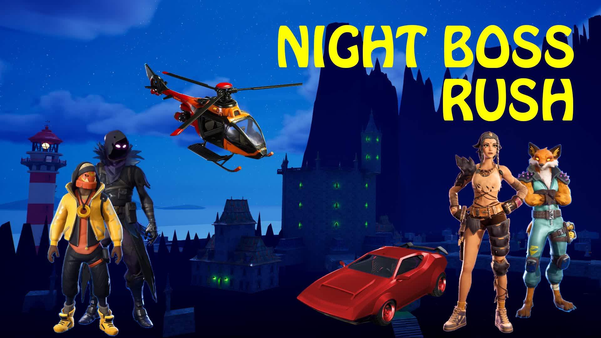 Night Boss Rush: Race & Fight Mix