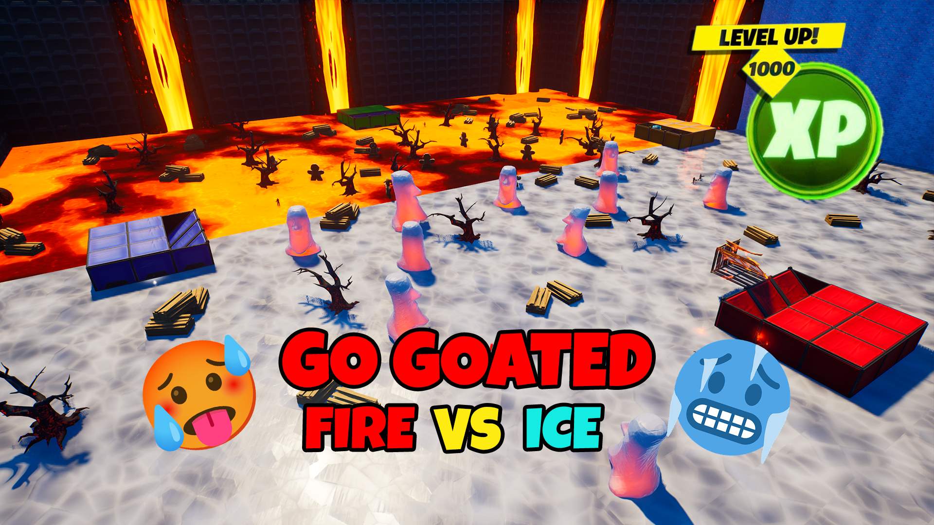 🐐🥵🔥GO GOATED FIRE ARENA❄️🥶🐐