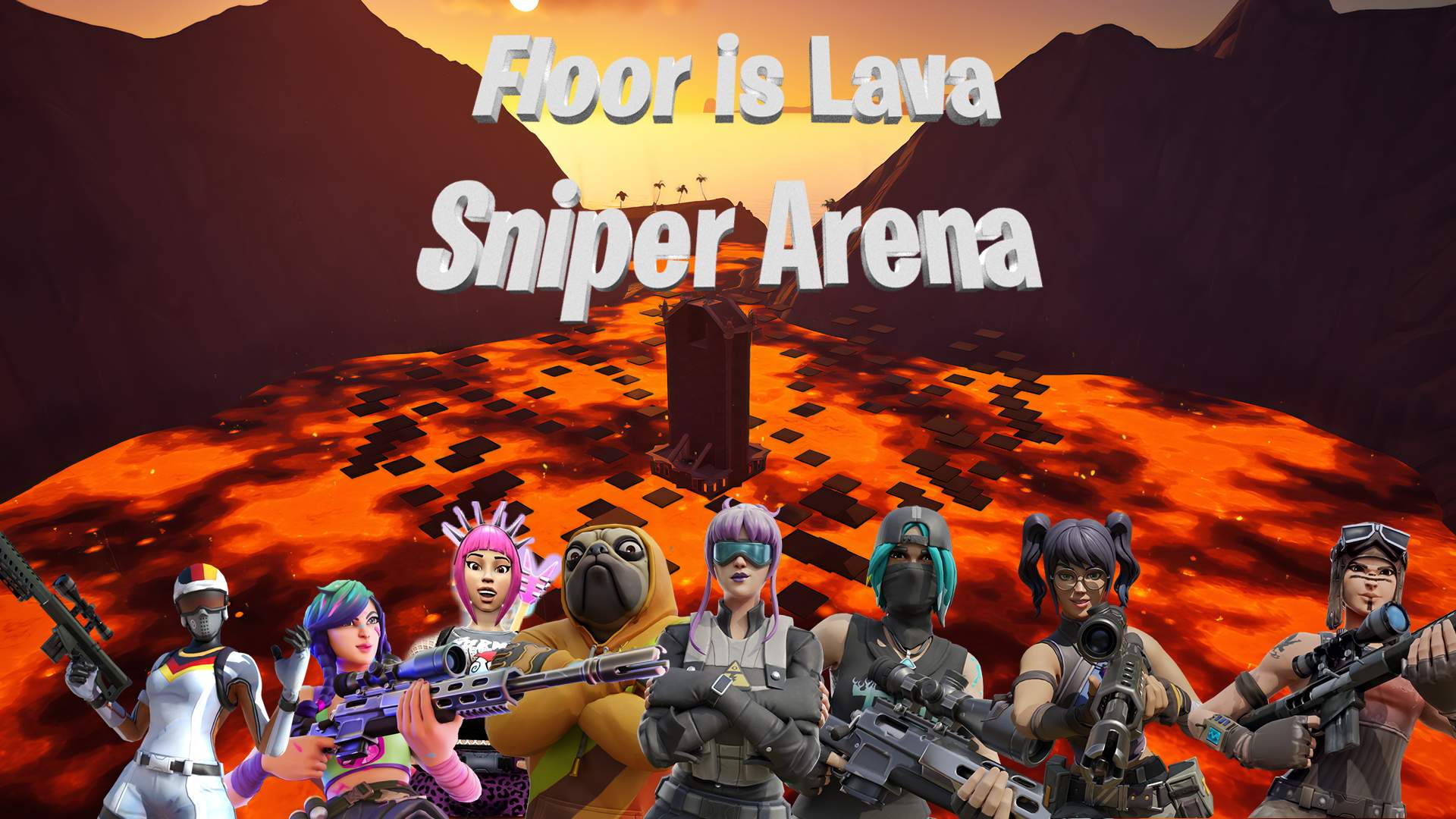 Floor is Lava Sniper Arena