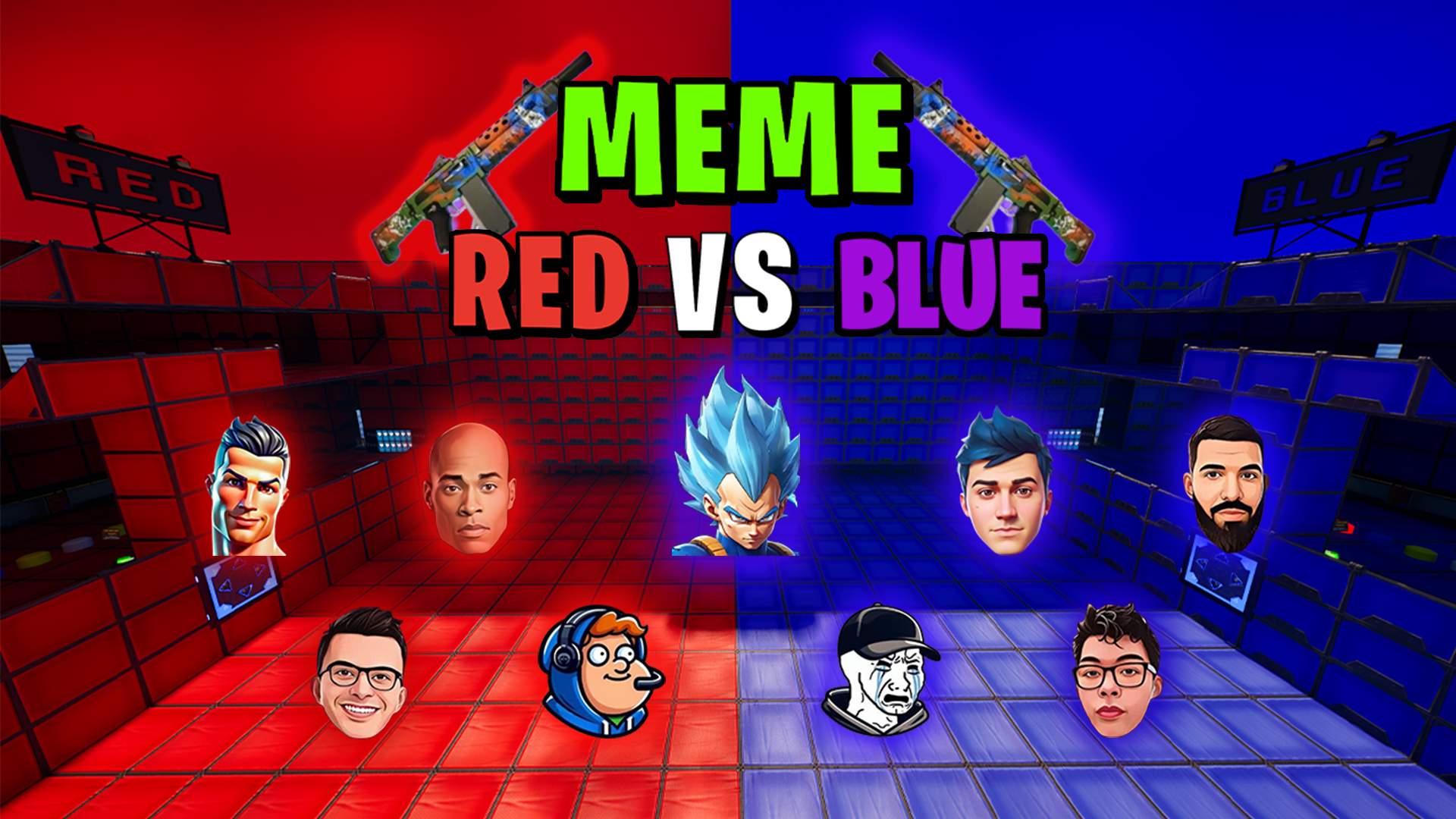 MEME RED VS BLUE