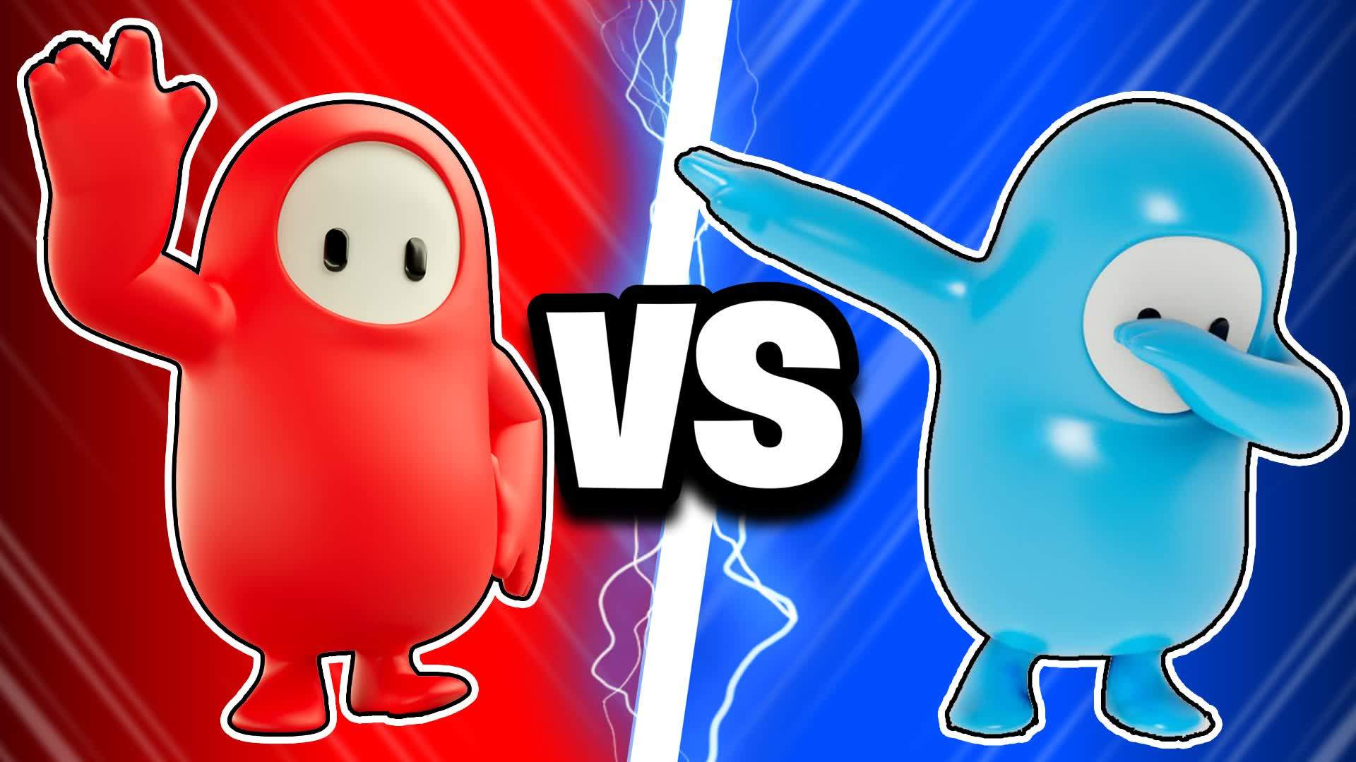 Fallguys Red Vs Blue!